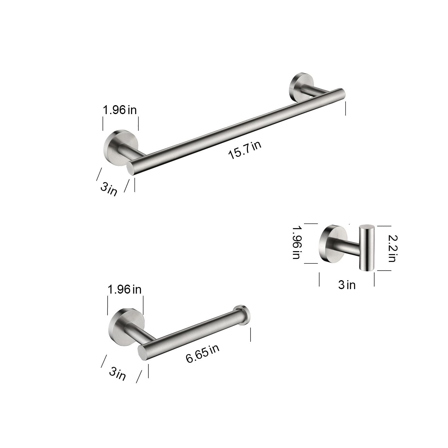 Tatayosi XH-113089 Decorative-Bath-Hardware-Kits - View #3