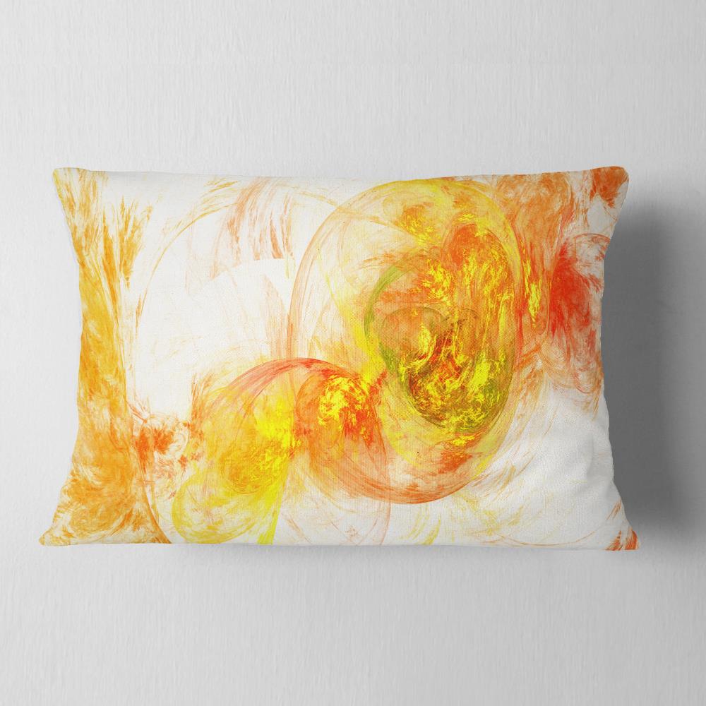 Designart CU8050-12-20 12-in x 20-in Red Indoor Decorative Pillow