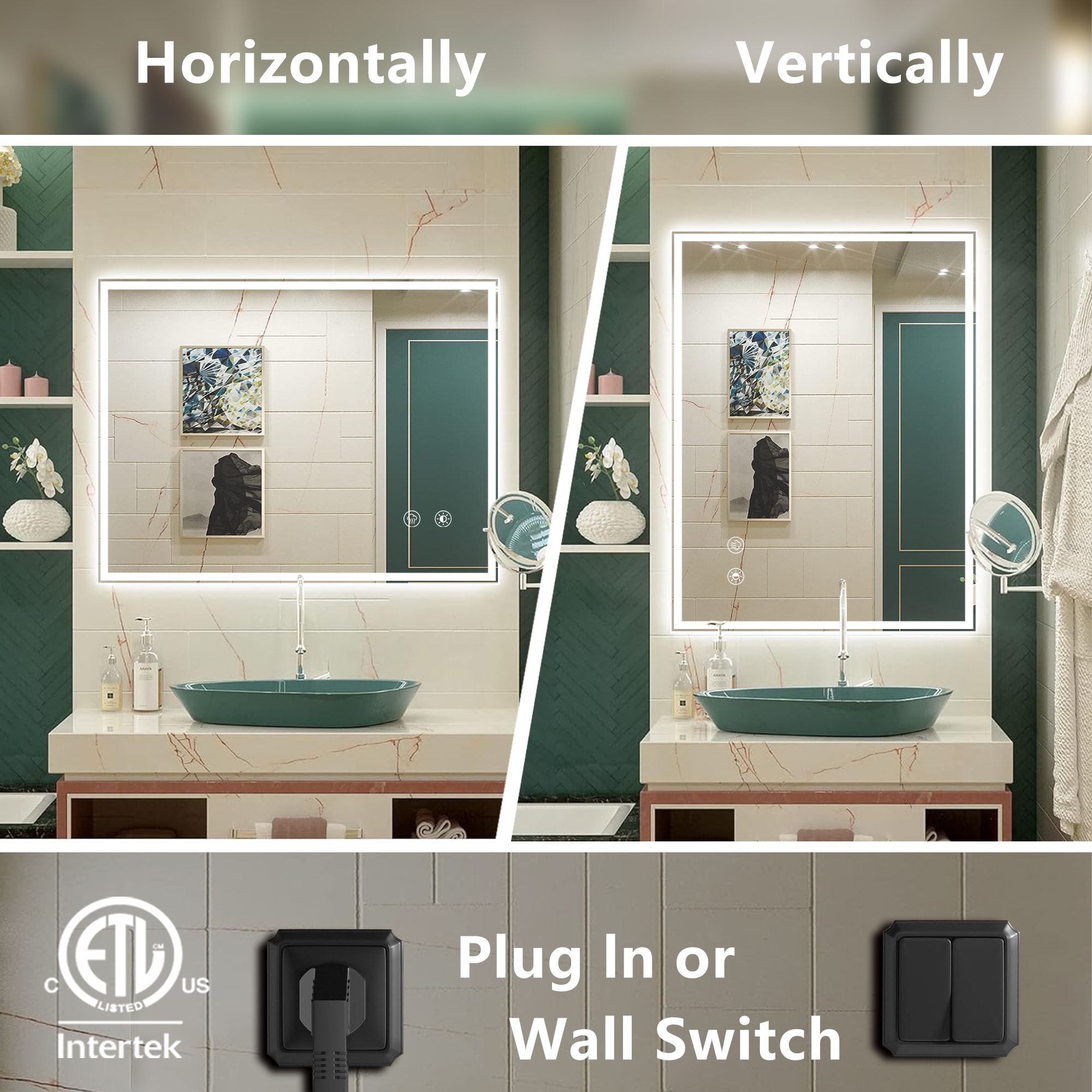WELLFOR AMBK-A4030 Framed-Bath-Mirrors - View #6