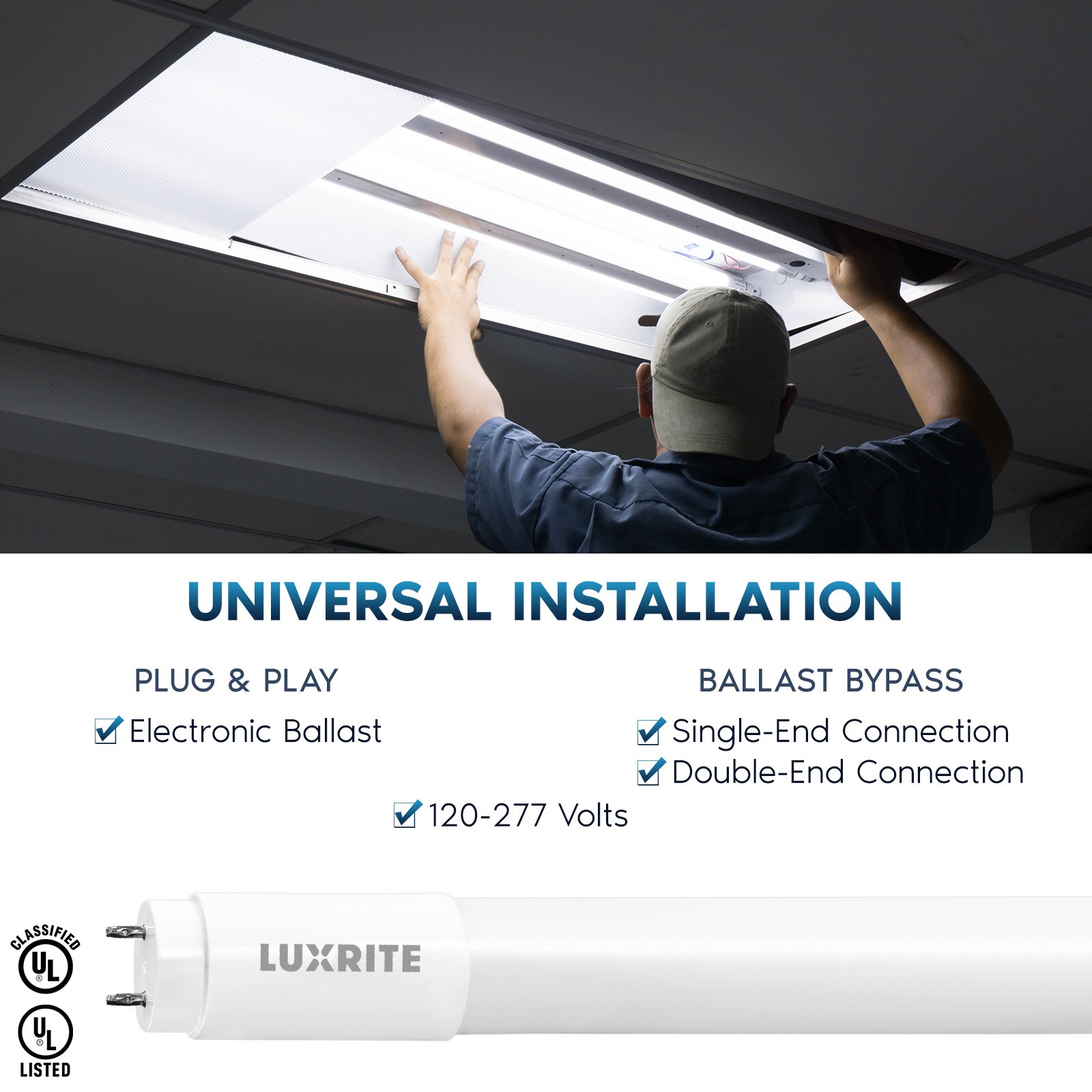 Luxrite LR34237-25PK Led-Tube-Light-Bulbs - View #3