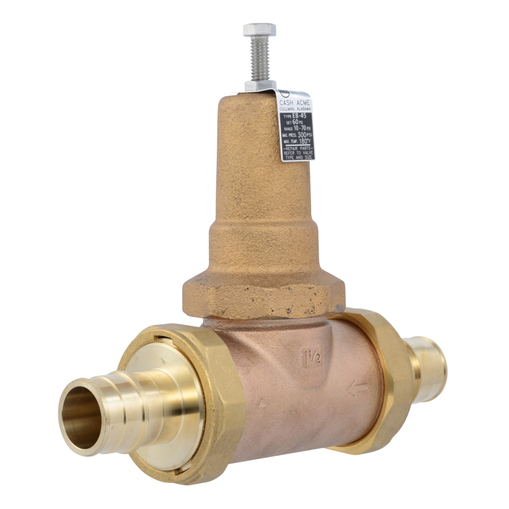 Cash Acme PVA41M-DUEX-60 1-1/2-in PEX-A Brass Pressure regulator valve
