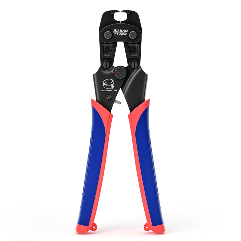 IWISS ICP-QC01 Qickclamp Crimp Tool for 1/2. 3/4 and 1-in Qickclamp Crimp Ring