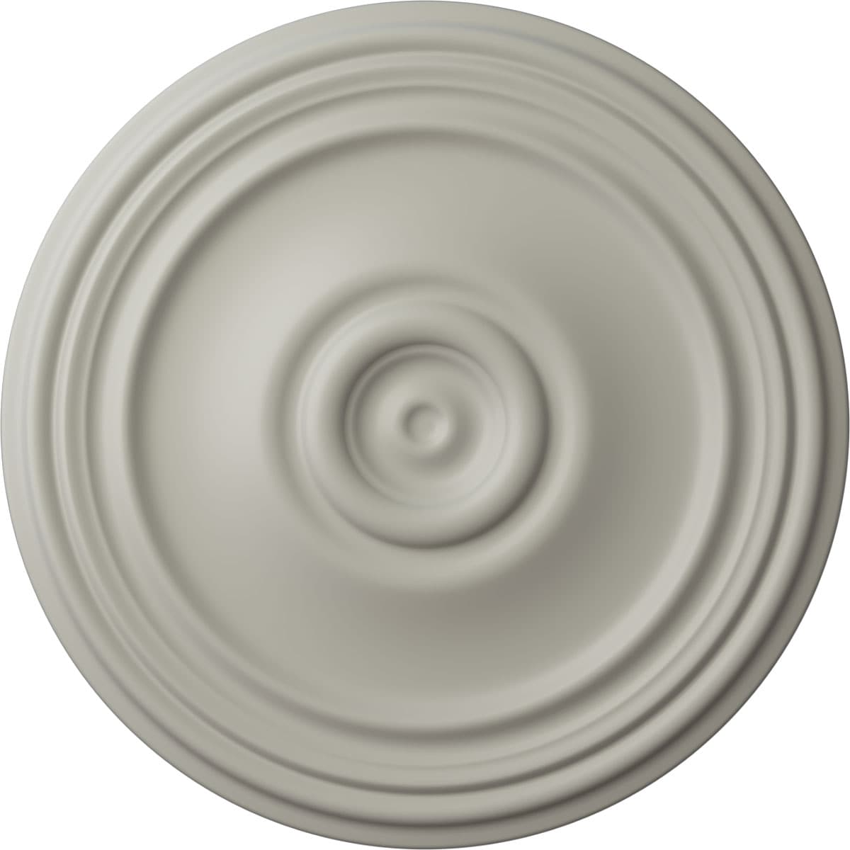 Ekena Millwork CM21REPCF Reece 21-in W x 21-in L Painted Pot Of Cream Polyurethane Whole Ceiling Medallion
