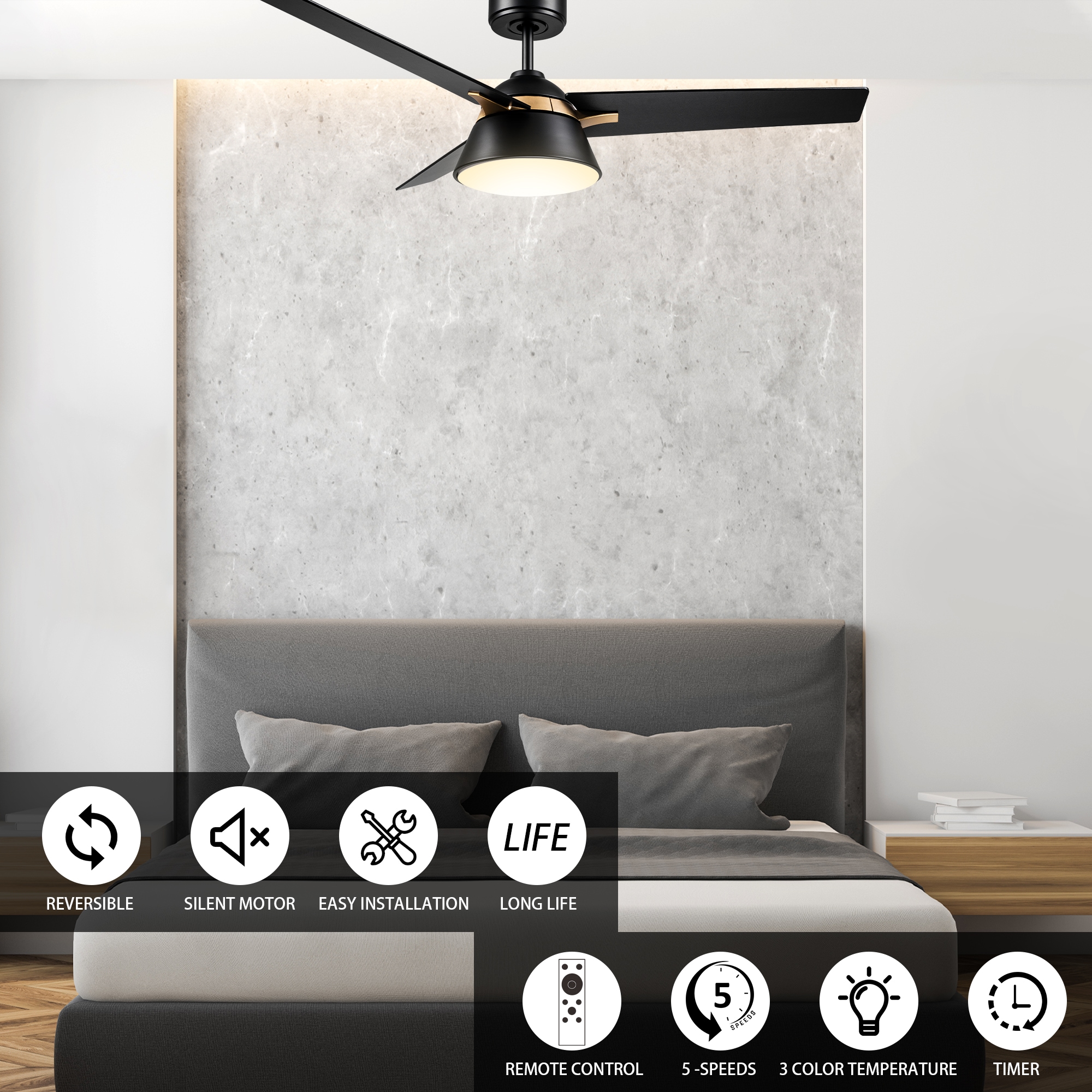 CARRO USA LDC483A-L12-B2-1G Ceiling-Fans - View #8