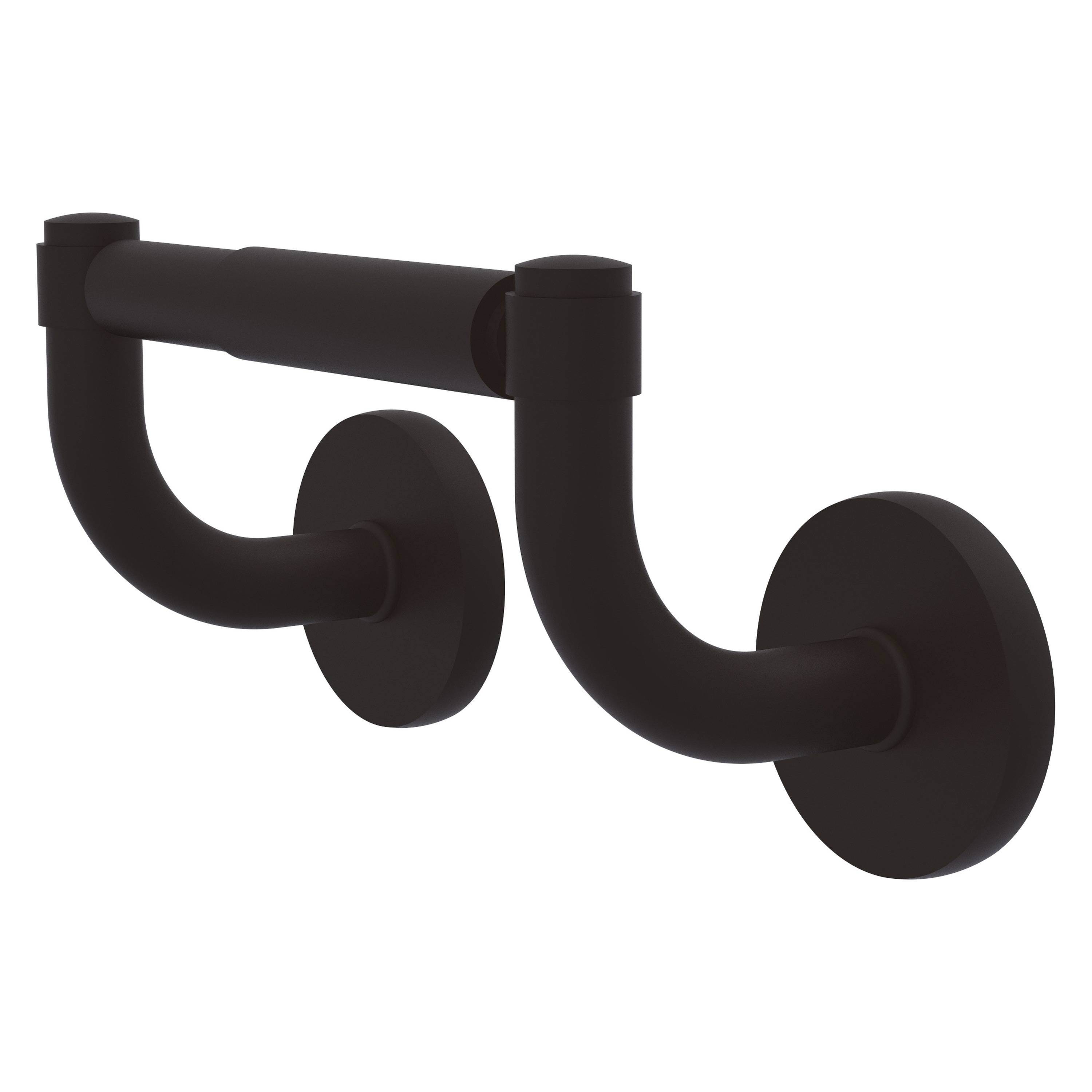 Allied Brass RM-24-ORB Remi Oil-rubbed Bronze Wall mount Double post Toilet Paper Holder 1 -Rolls with Storage