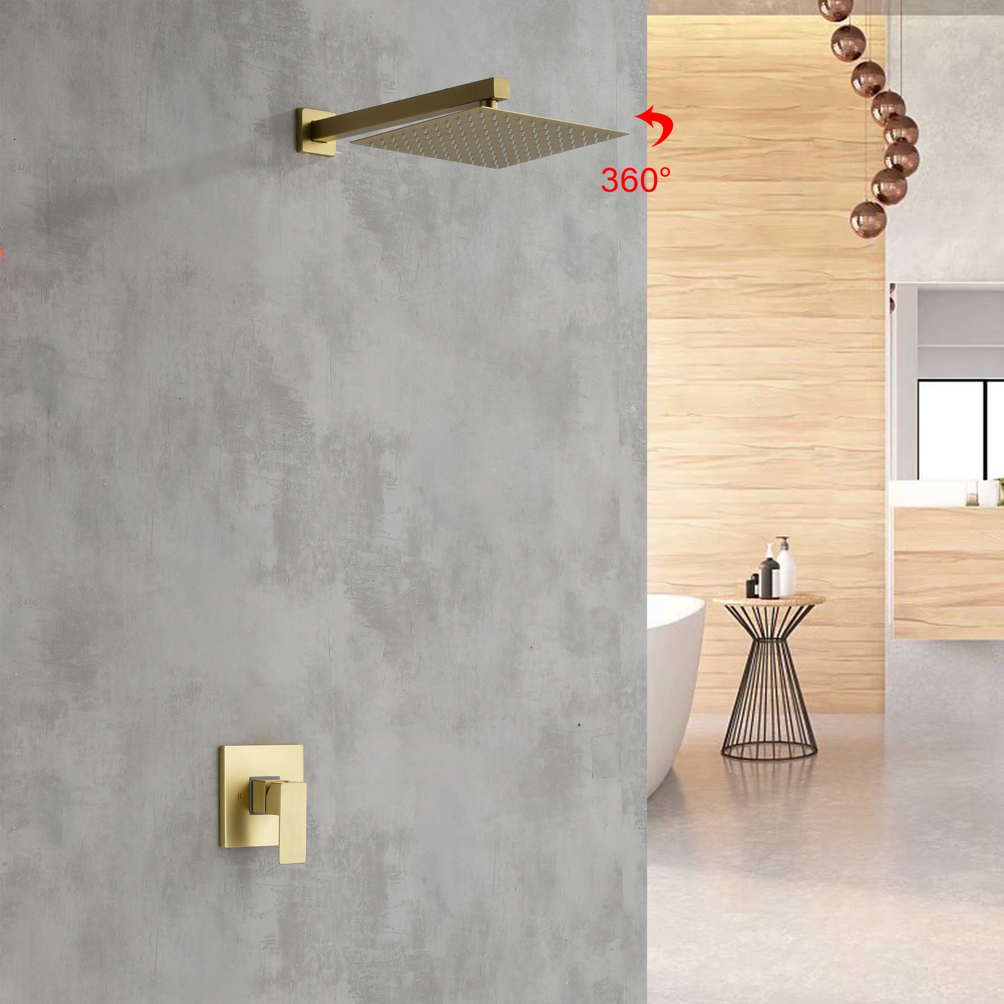 WELLFOR WN0720 Showerhead-Bar-Panels - View #10