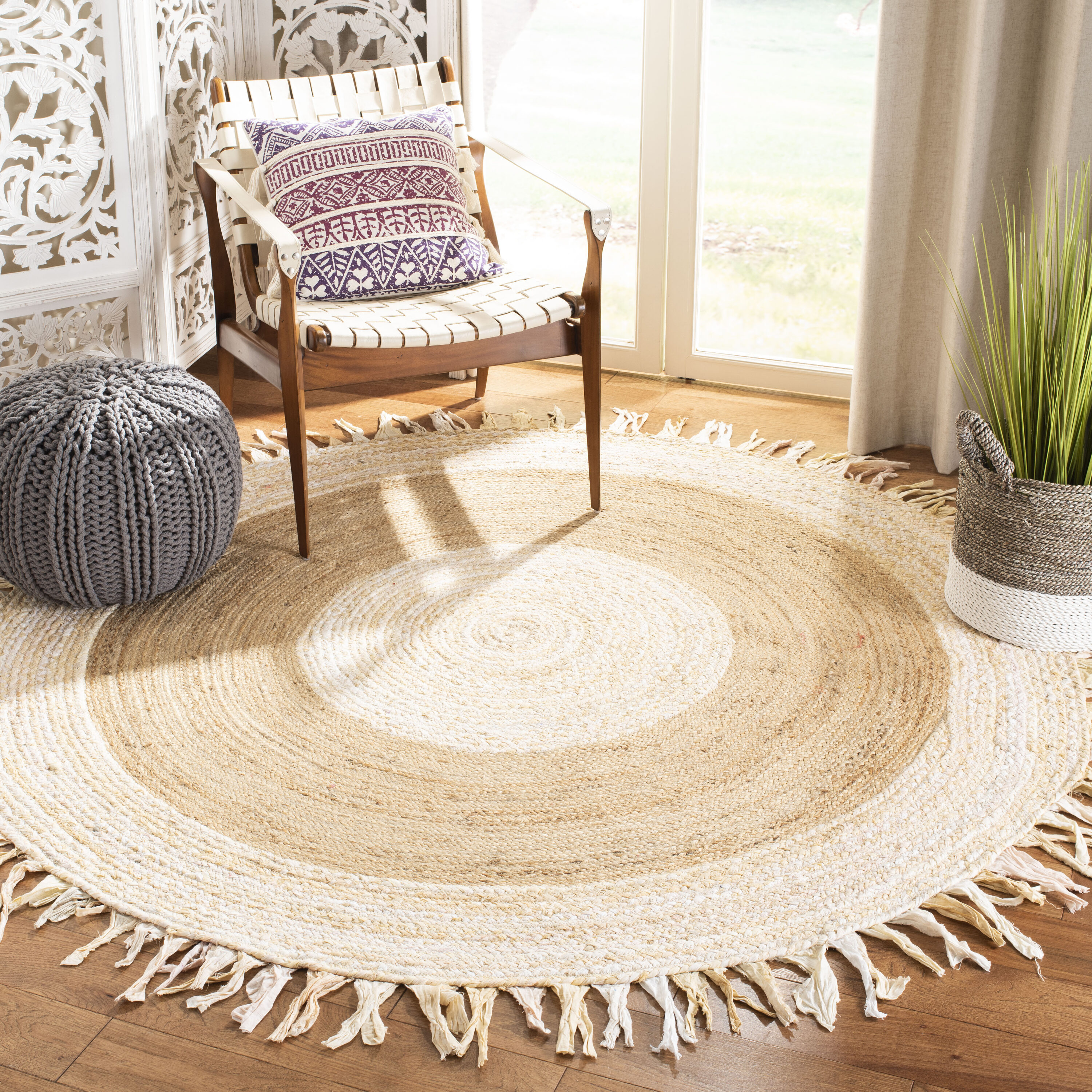 Cape Cod 701B Beige Natural 5in x 5in Rug