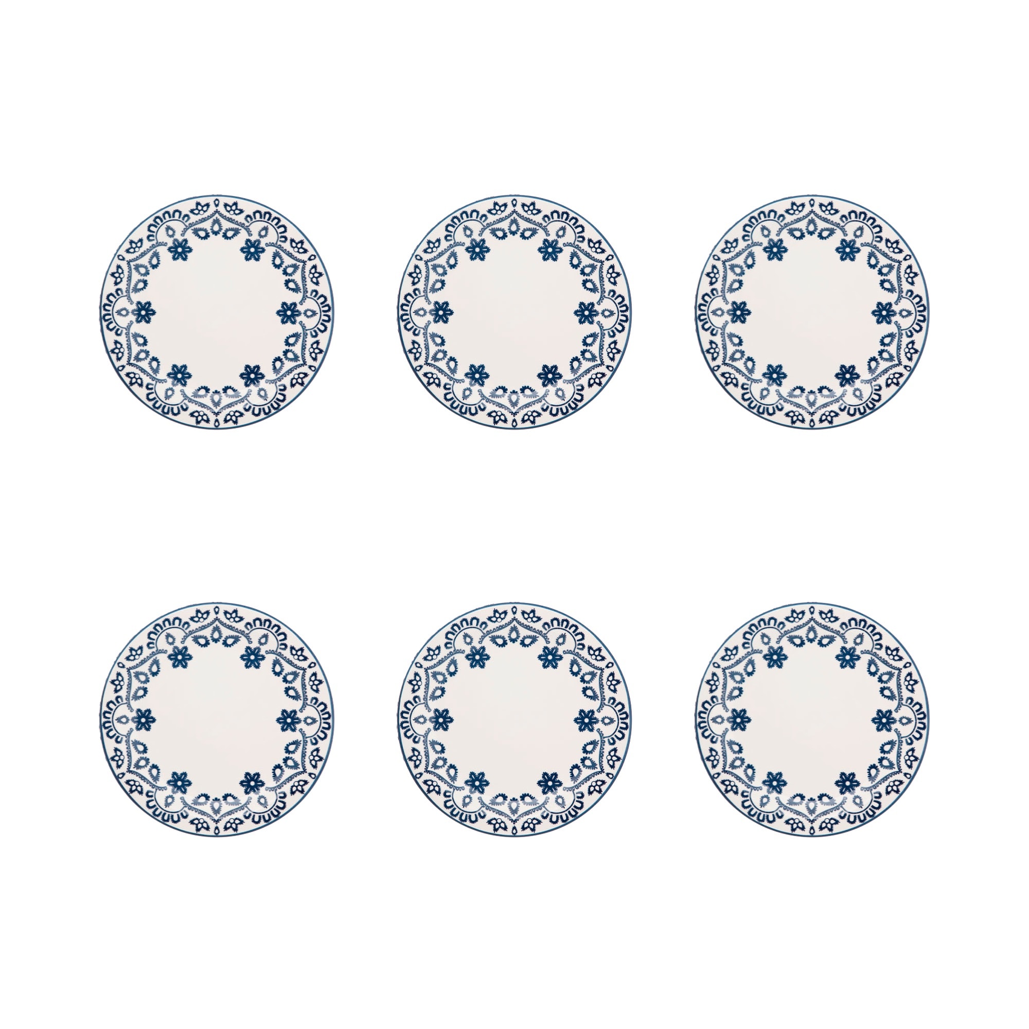 Manhattan Comfort JM11-6796 6-Piece Multiple Colors/Finishes Stoneware Dinnerware