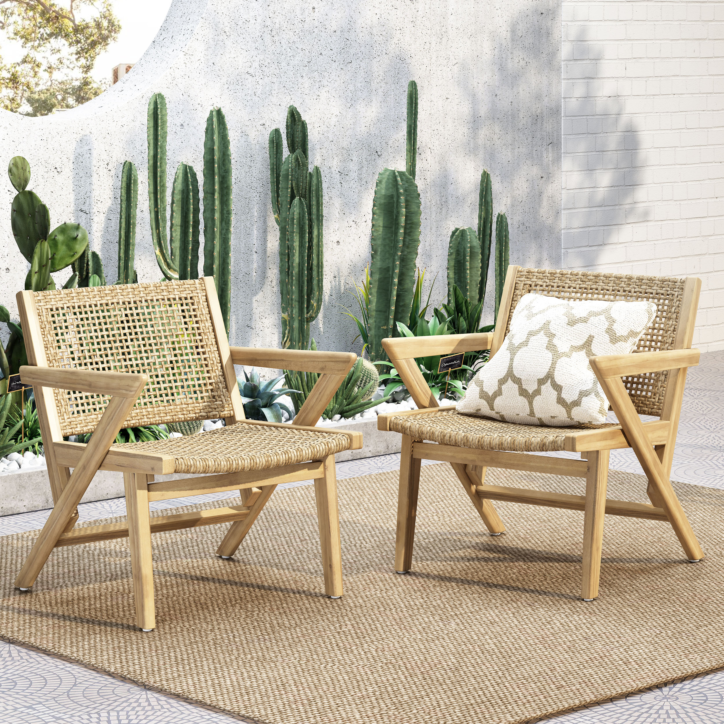ModernLuxe L-72613.00MLBRN Patio-Chairs - View #2