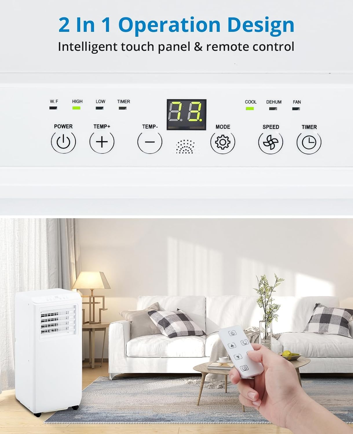 Qeetex LXLS2-PHO-10GCOHX3 Portable-Air-Conditioners - View #3