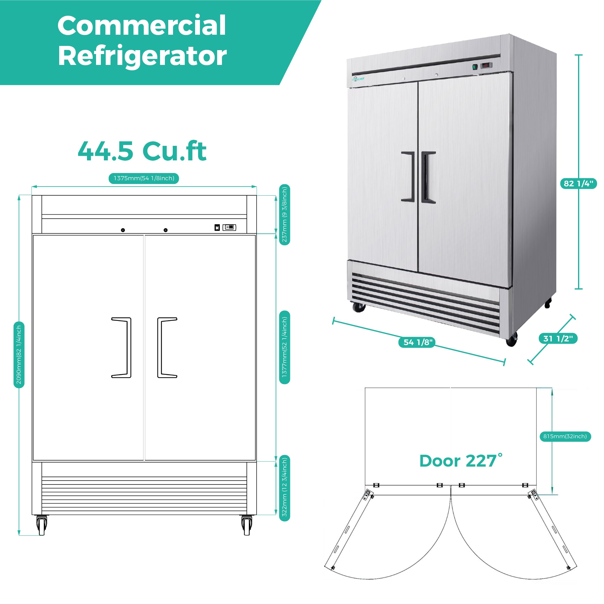 Xspracer ML-CR51R Commercial-Refrigerators - View #2