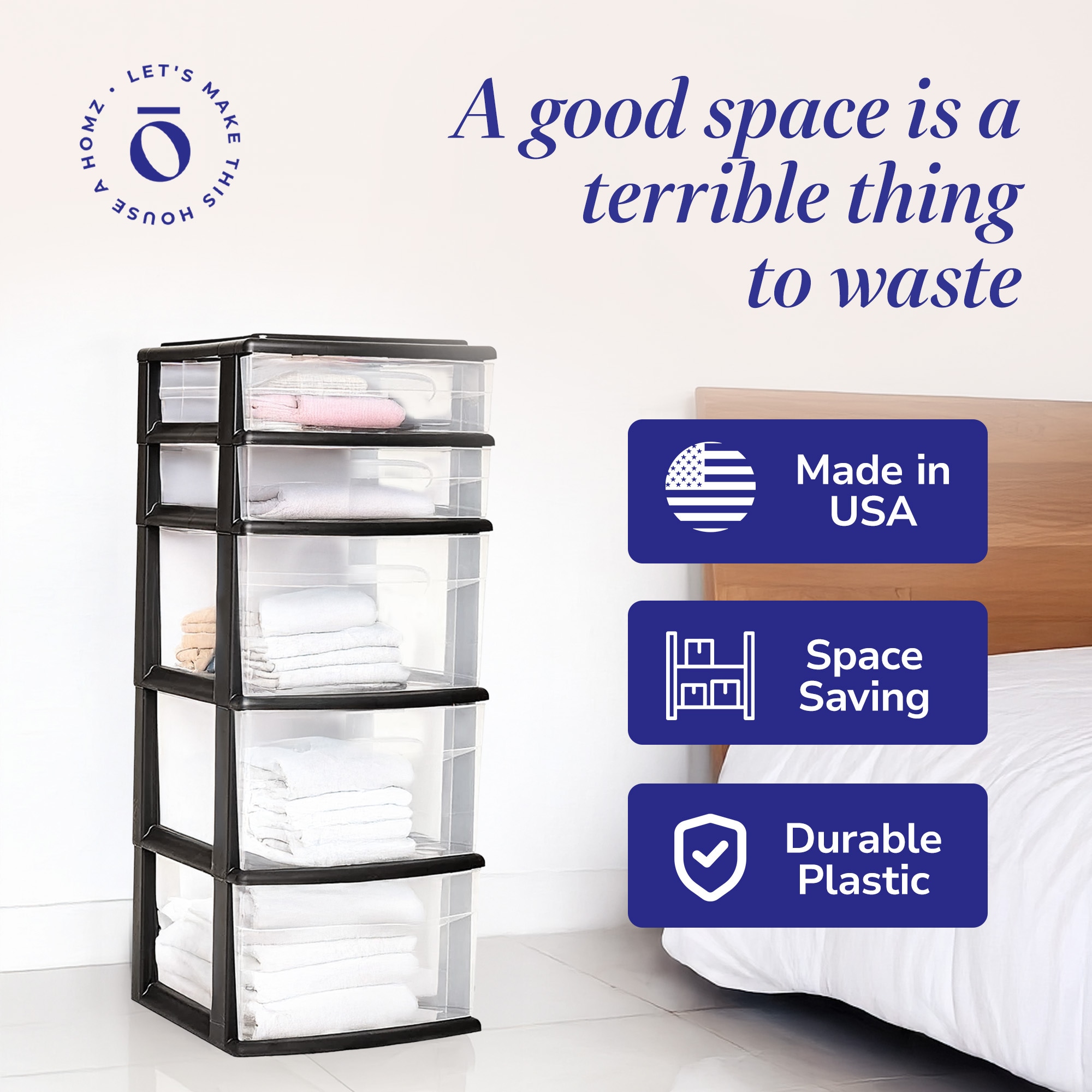 Homz Products 314608 Storage-Drawers - View #5