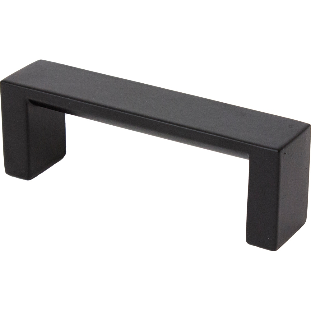 Rusticware 952BLK Pull 3-in , 76mm Center to Center Black Dual Mount Rectangular Handle