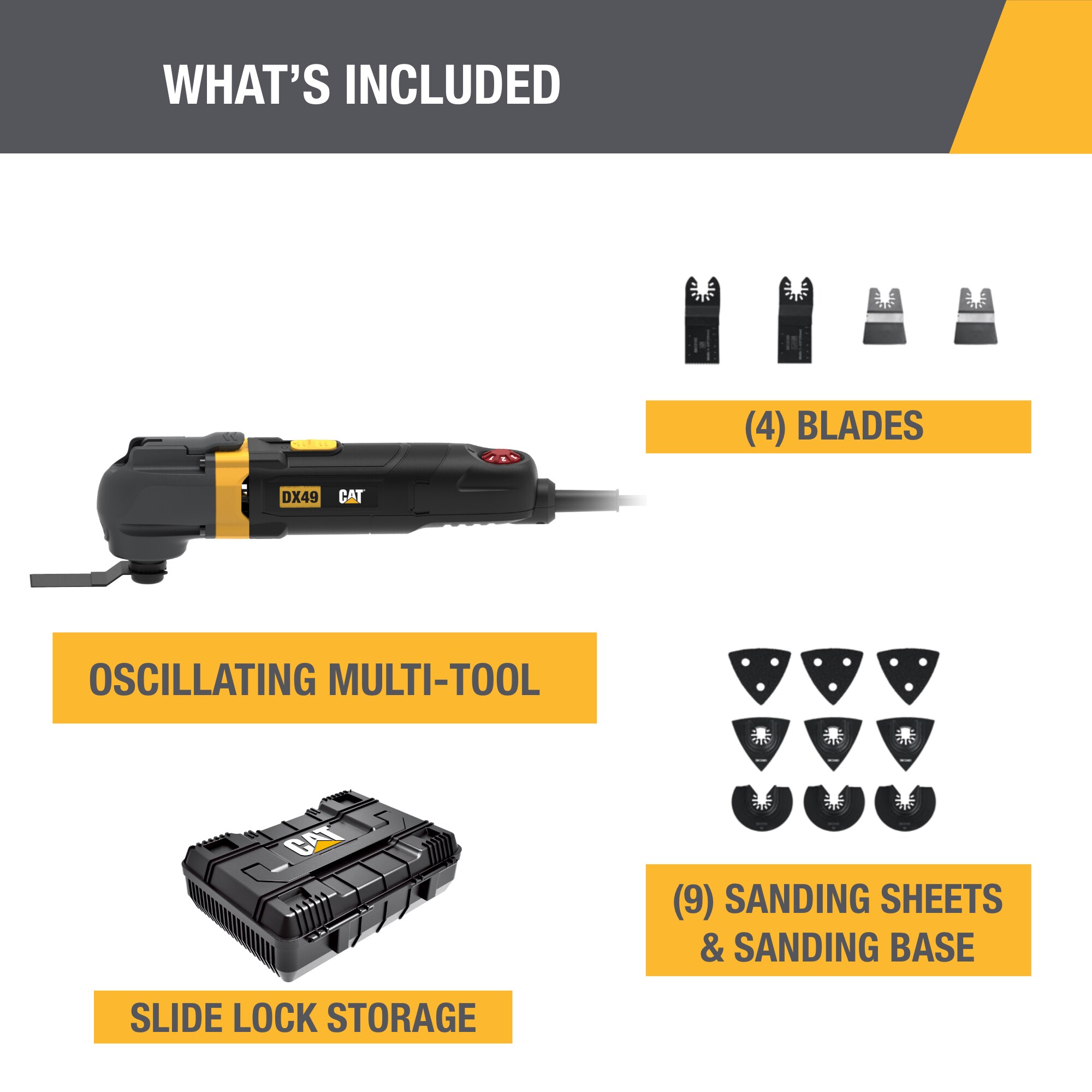 2.5 Amp Oscillating Multi-Tool