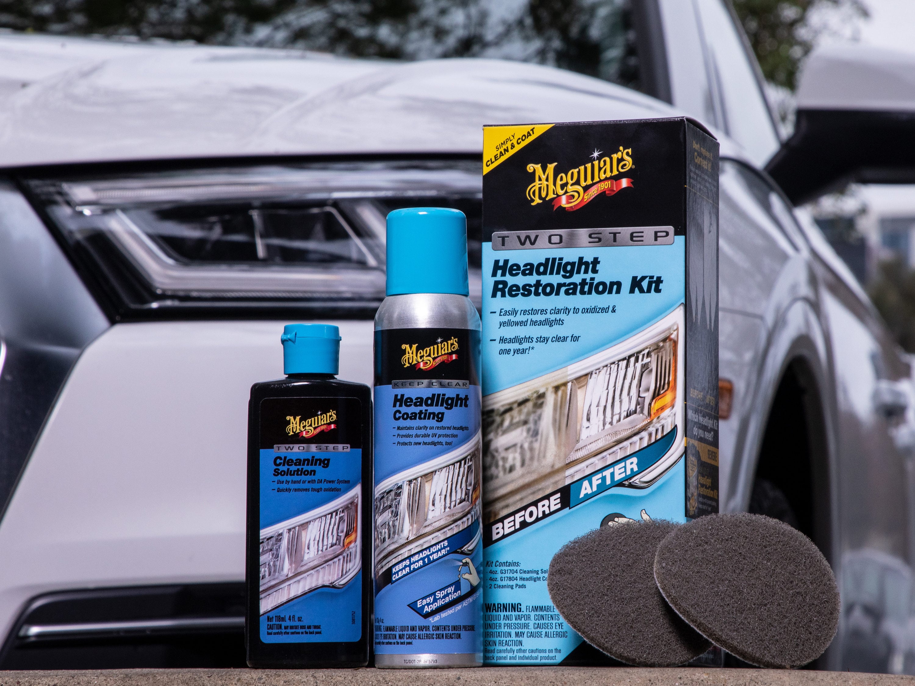 Meguiar's 4-Count Car Exterior Restoration Kit in the Car Exterior Cleaners  department at