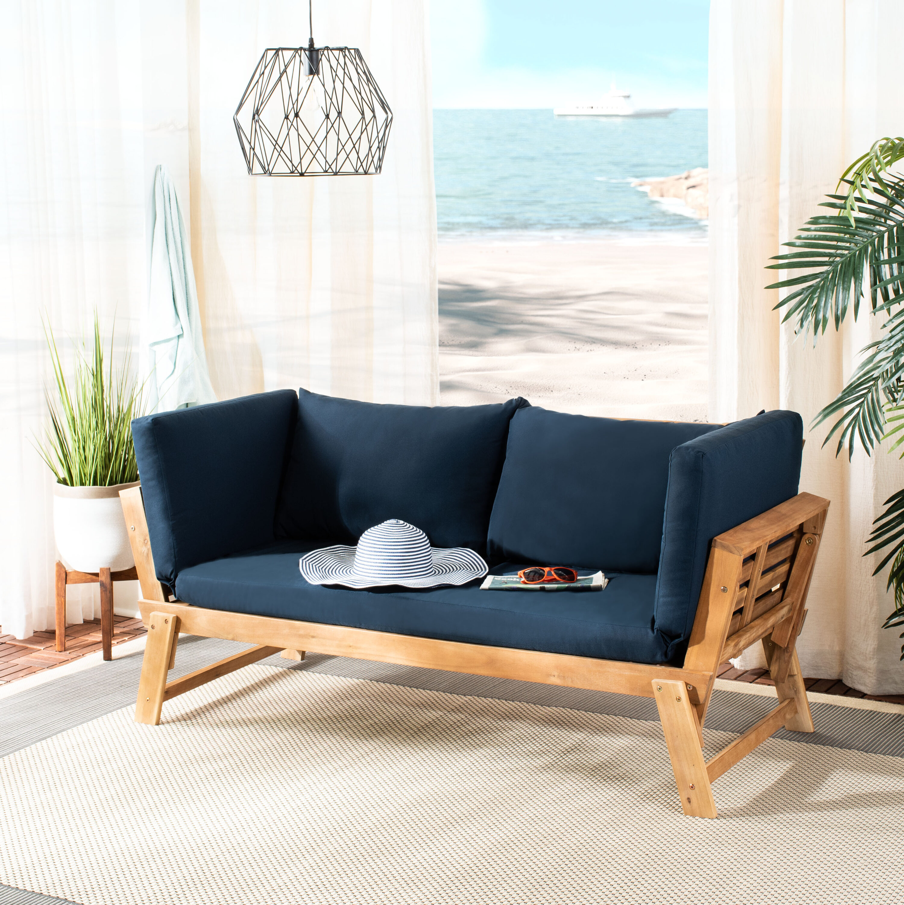 Safavieh PAT6745D Patio-Sofas-Daybeds - View #7