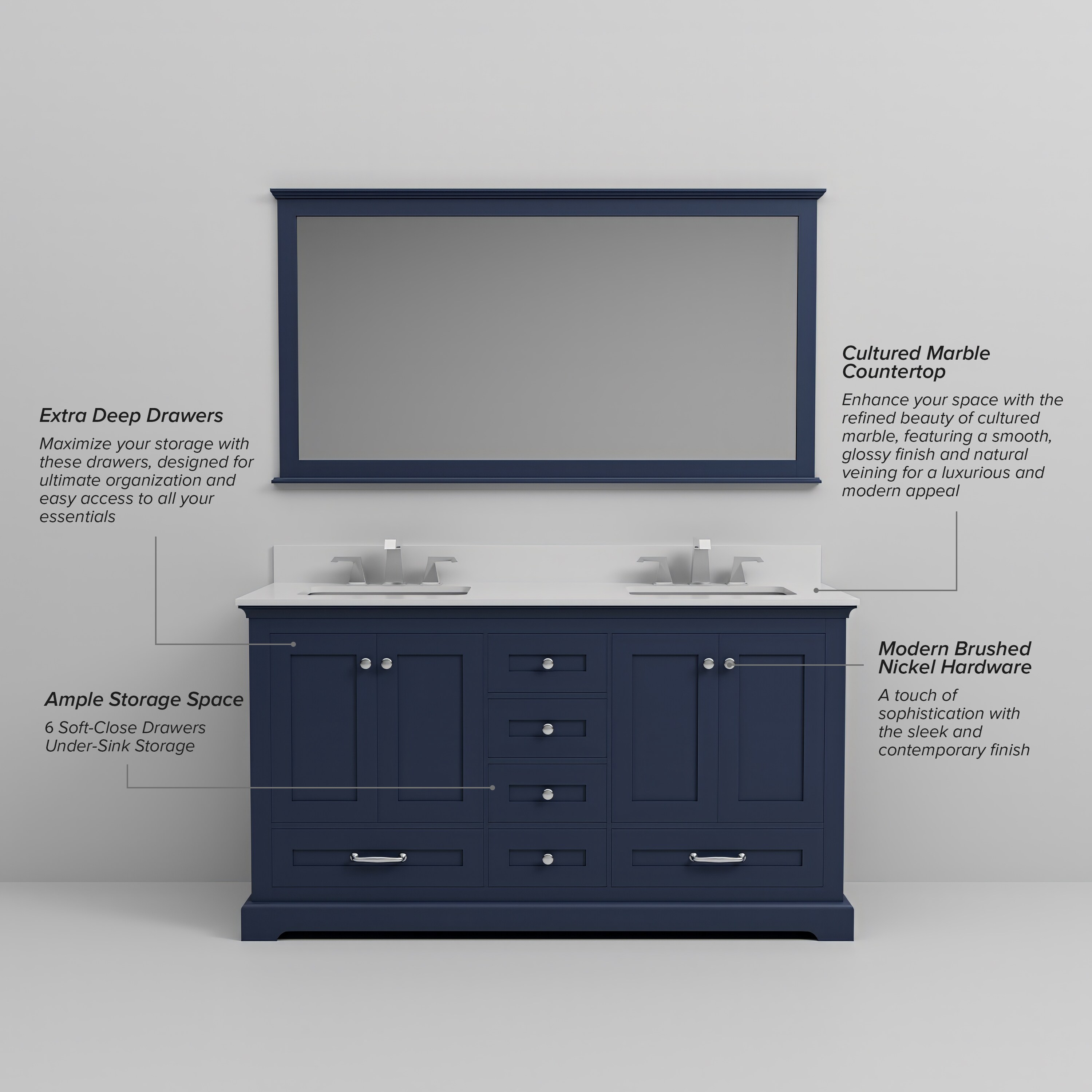 Lexora LVD60DE311 Bath-Vanity-Combo - View #8