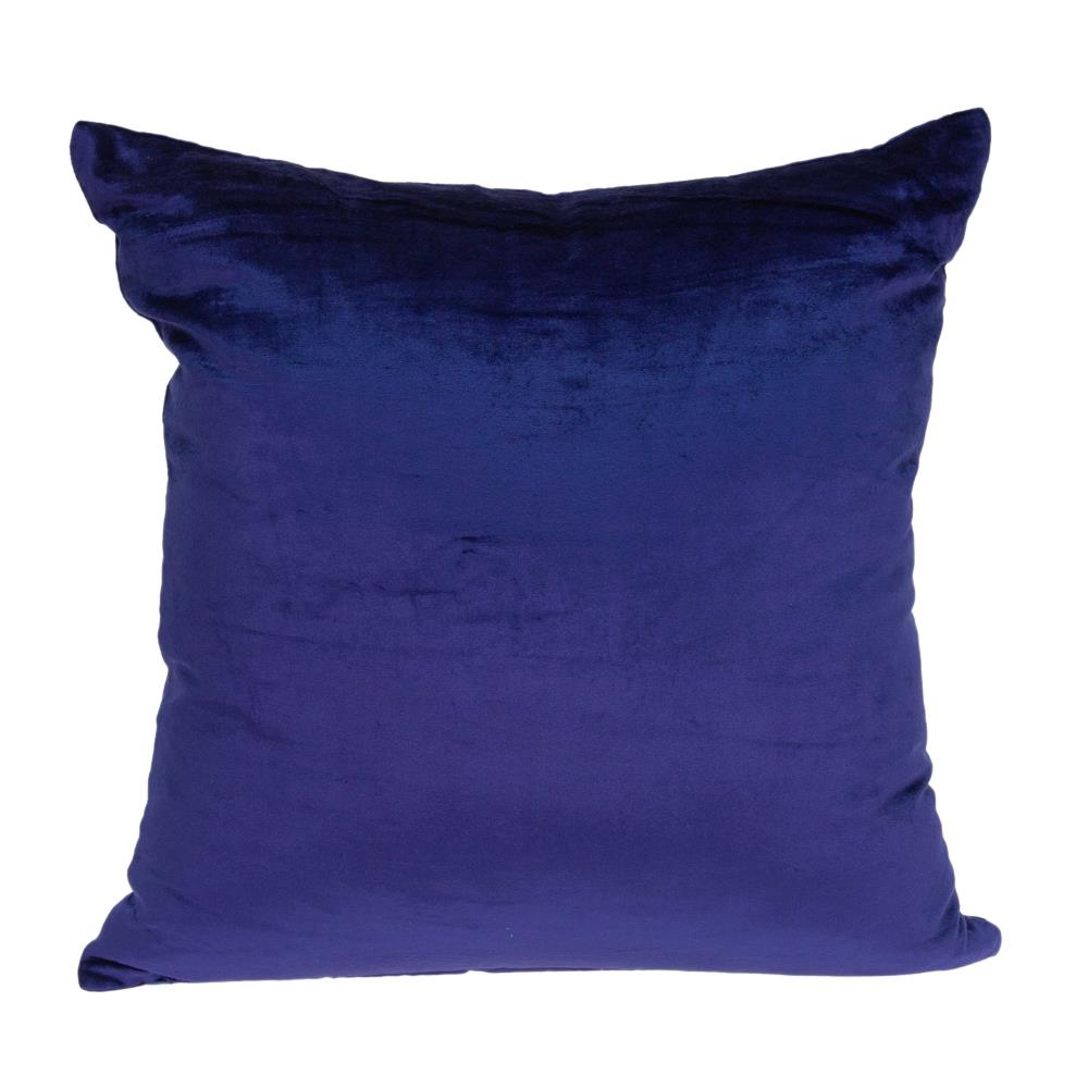 HomeRoots 334011 Jordan Royal Blue Standard Cotton Viscose Blend Pillow Case