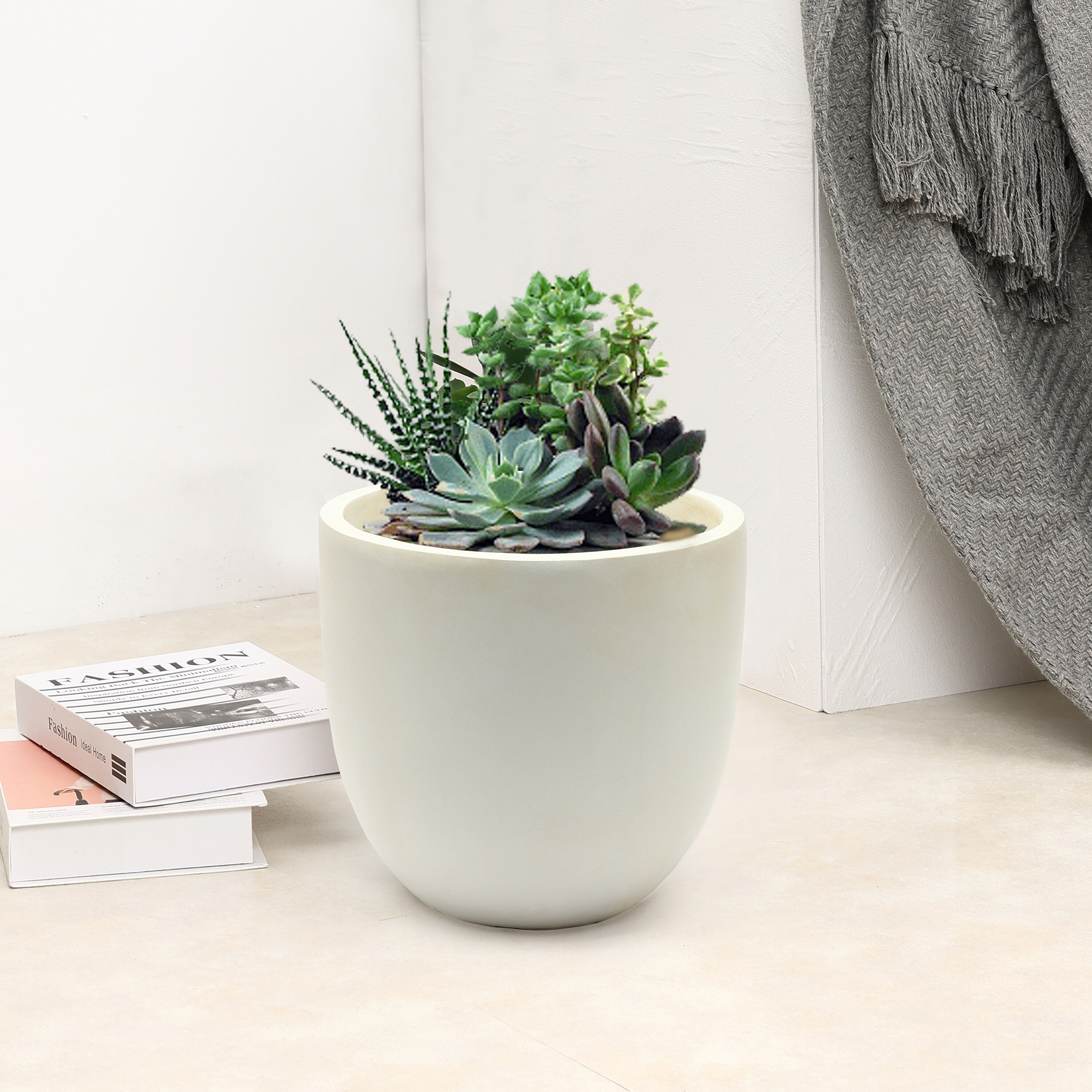 LuxenHome WH033-W Planter-Window-Box - View #3