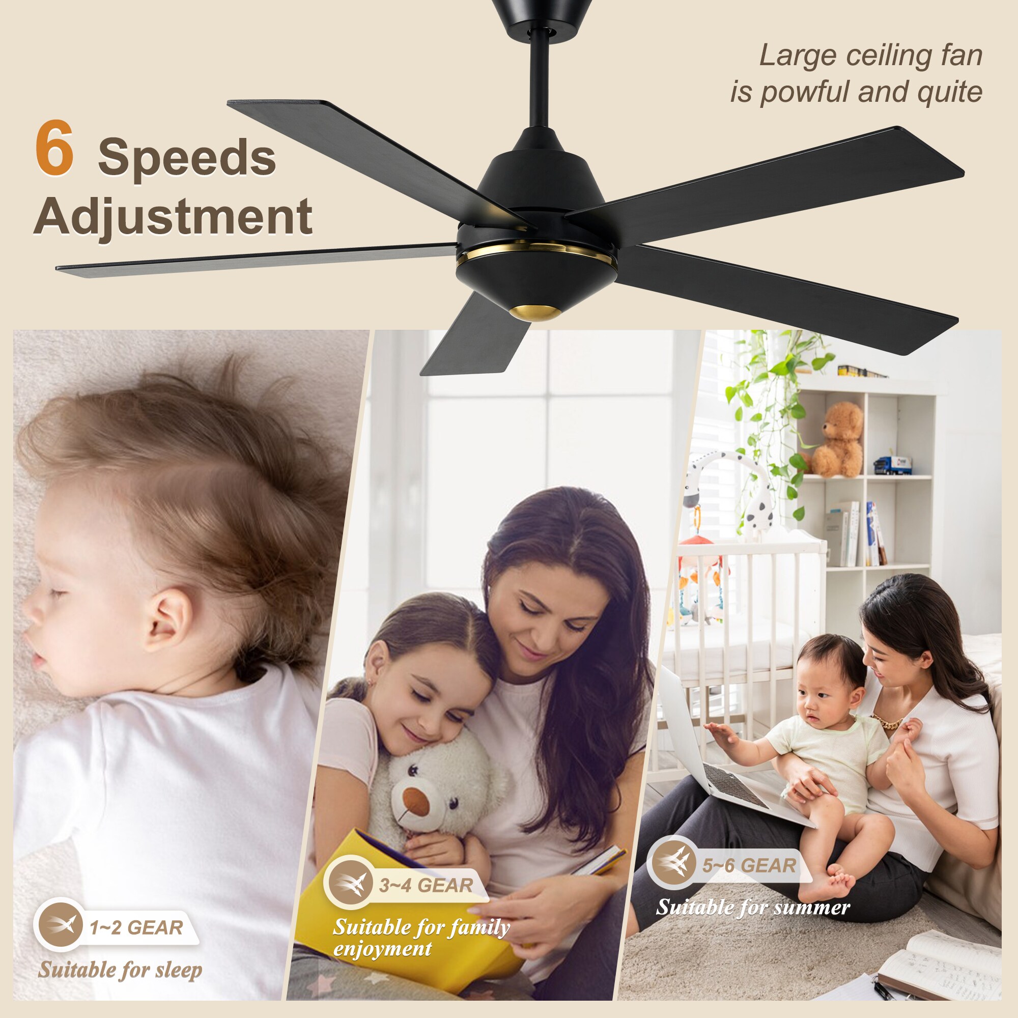 Bella Depot DCFS52H19 Ceiling-Fans - View #8