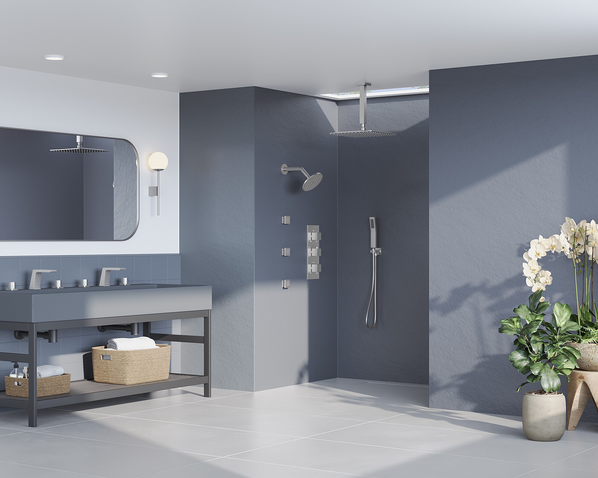 GRANDJOY SFS-1067-NK12 Showerhead-Bar-Panels - View #3