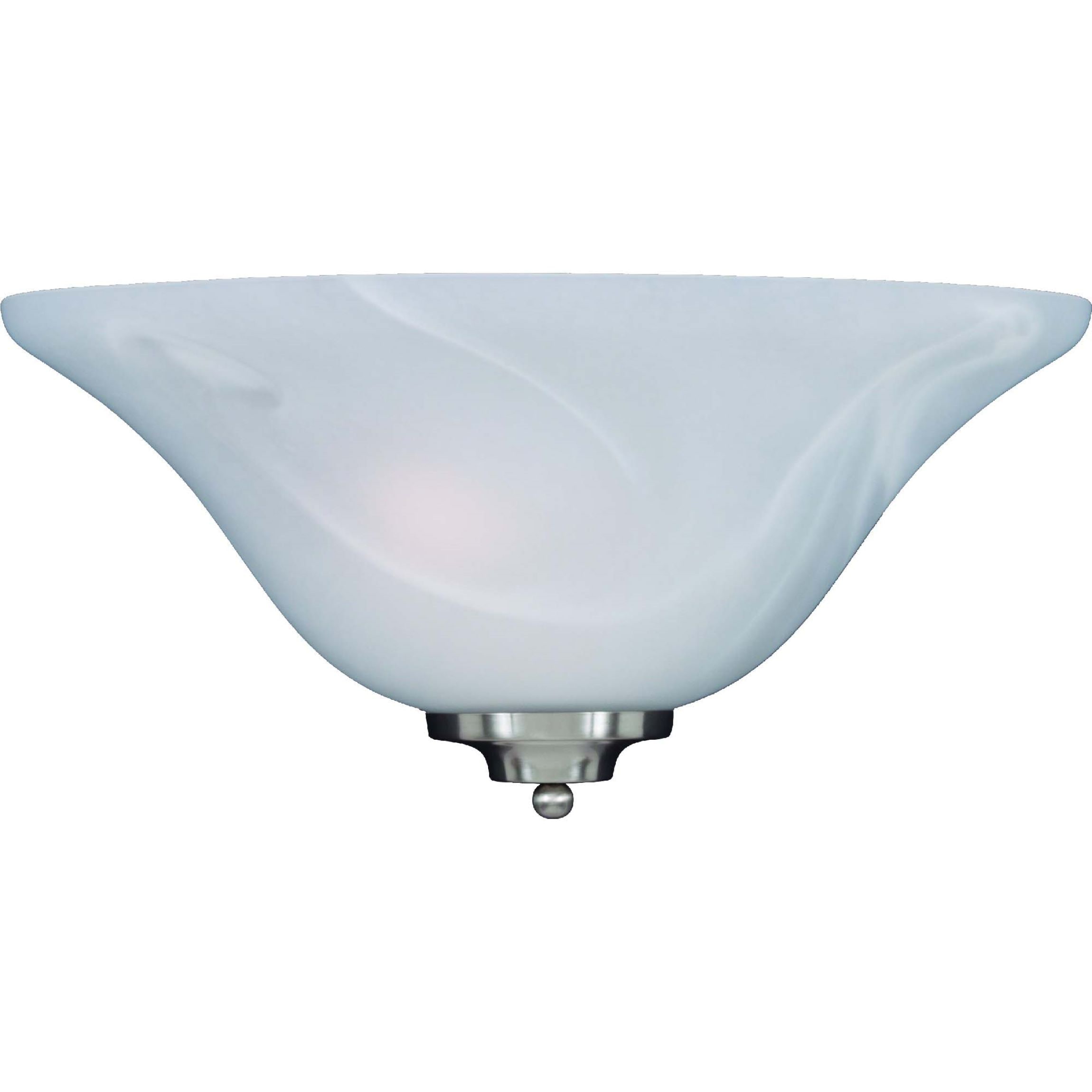 Volume Lighting V6705-33 13.5-in W 1 -Light Brushed Nickel Transitional Wall Sconce