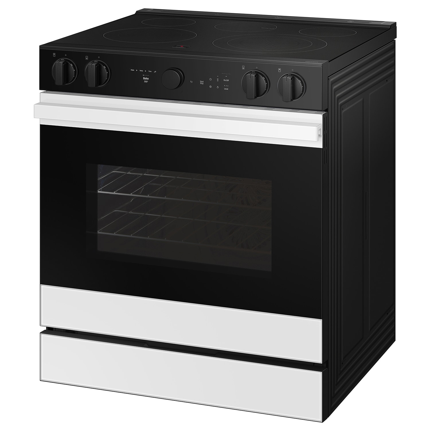 Samsung Bespoke 30-in Glass Top 5 Burners 6.3-cu ft Self & Steam ...