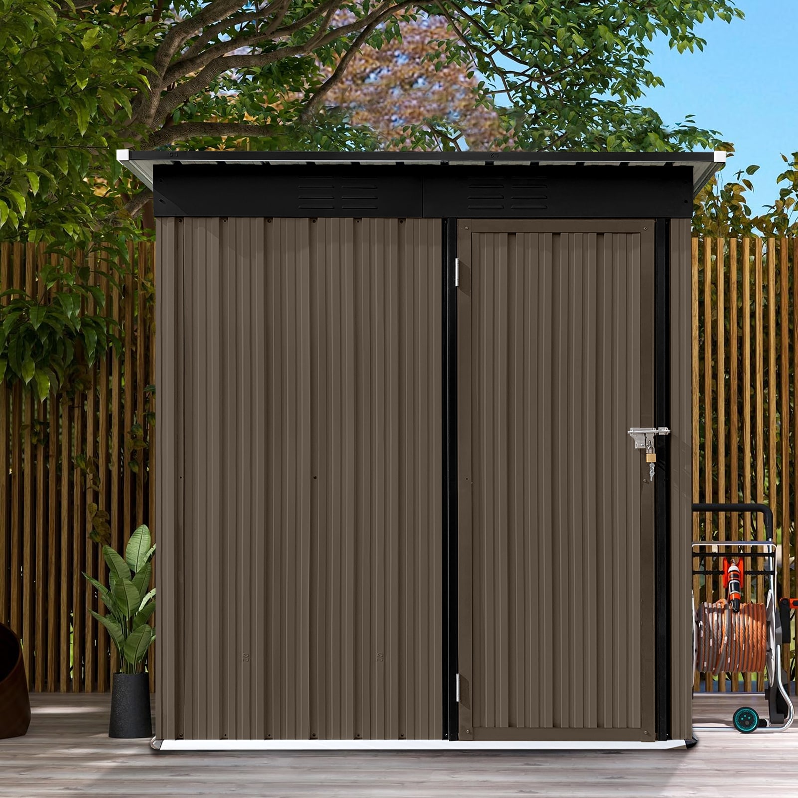 Flynama V-113462 Metal-Storage-Buildings-Sheds - View #4