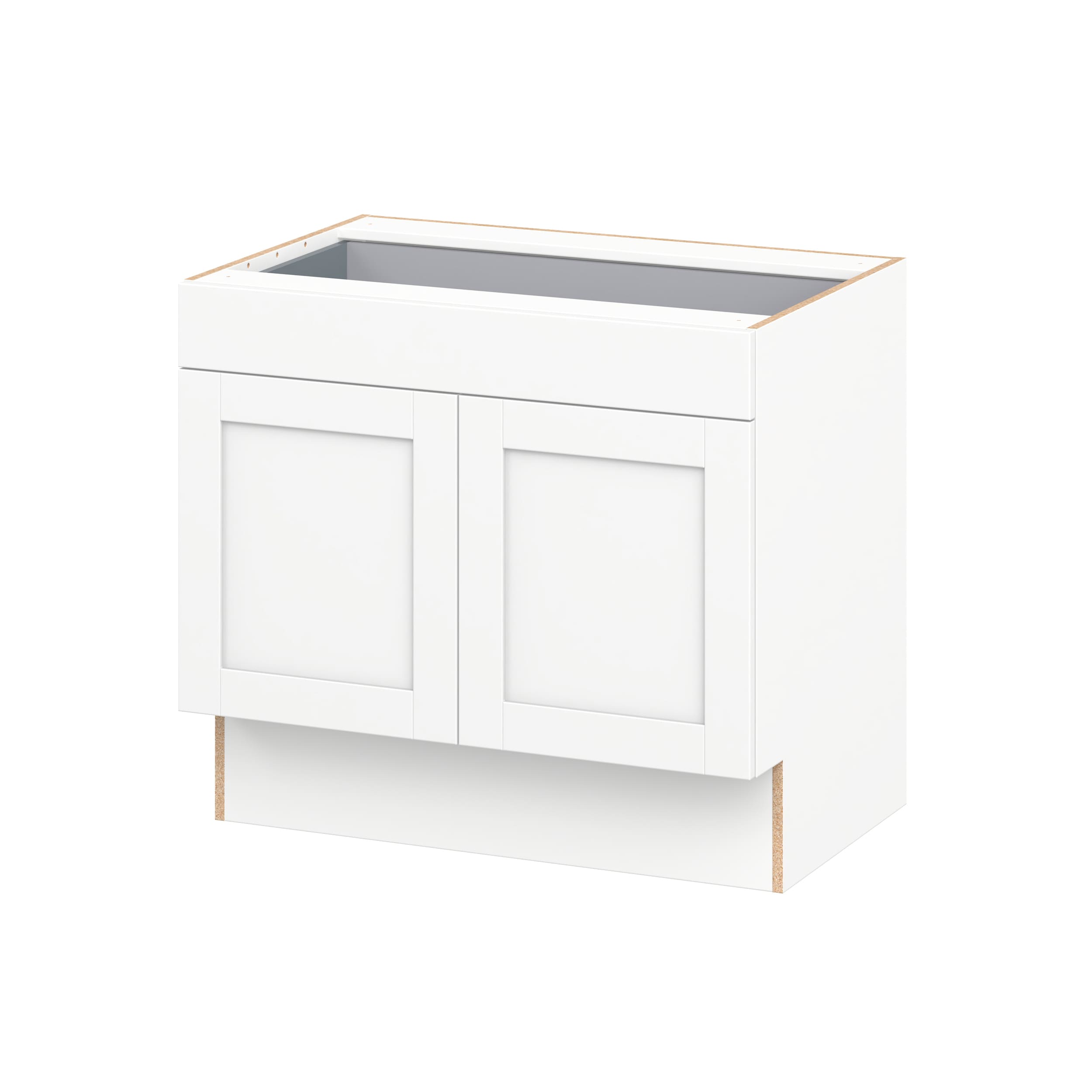 Hugo&Borg DSB36ADA-RM Rosemont 36-in W x 32.5-in H x 24.5-in D Bright White Base Fully assembled Cabinet Recessed Panel Shaker