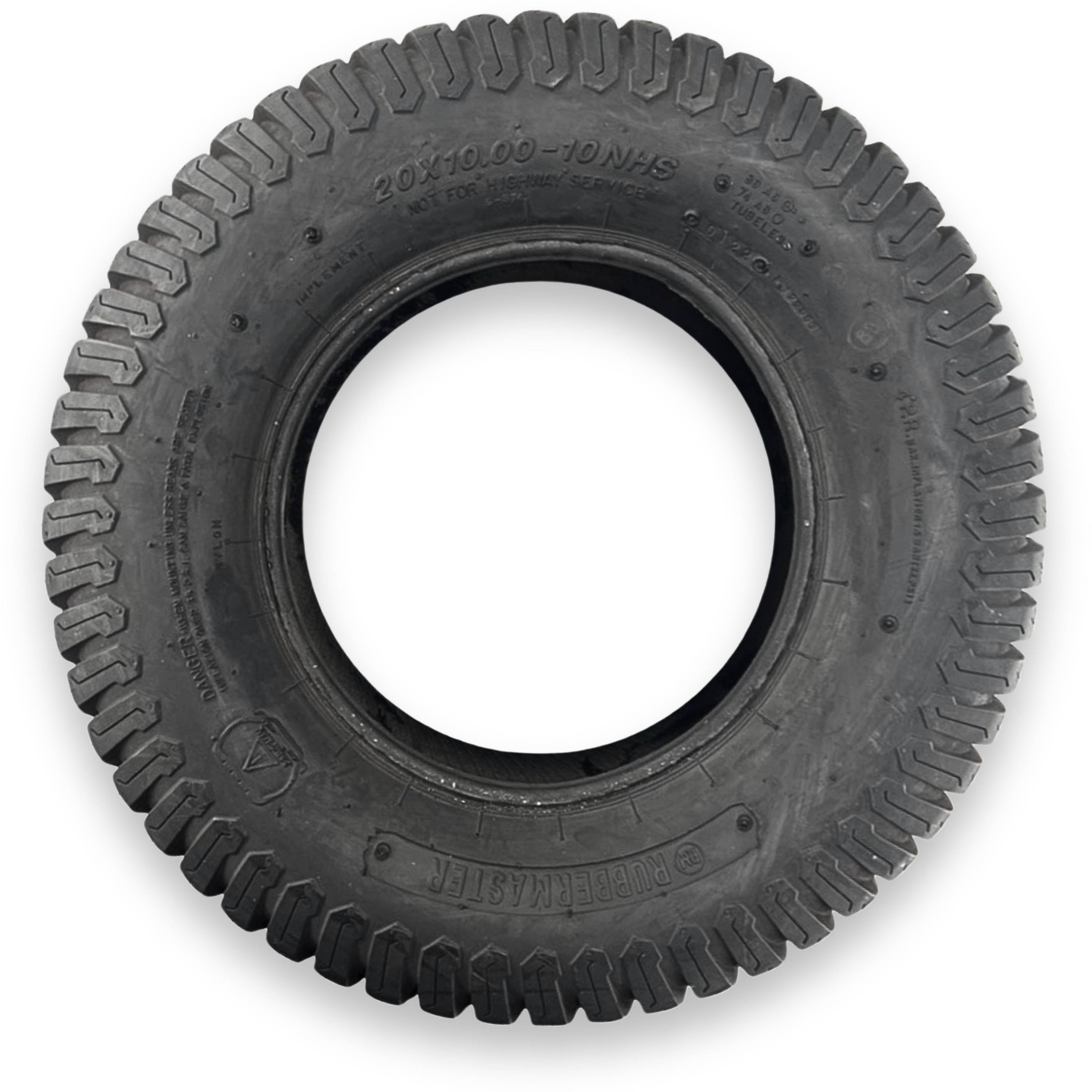 RubberMaster 450374 20-in Turf Riding Mower/Tractor Tire