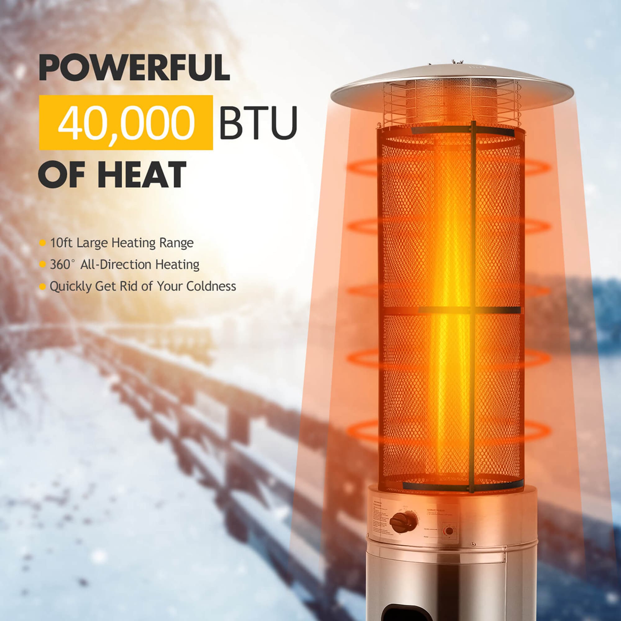 Costway SWL00053 Portable-Liquid-Propane-Heaters - View #4