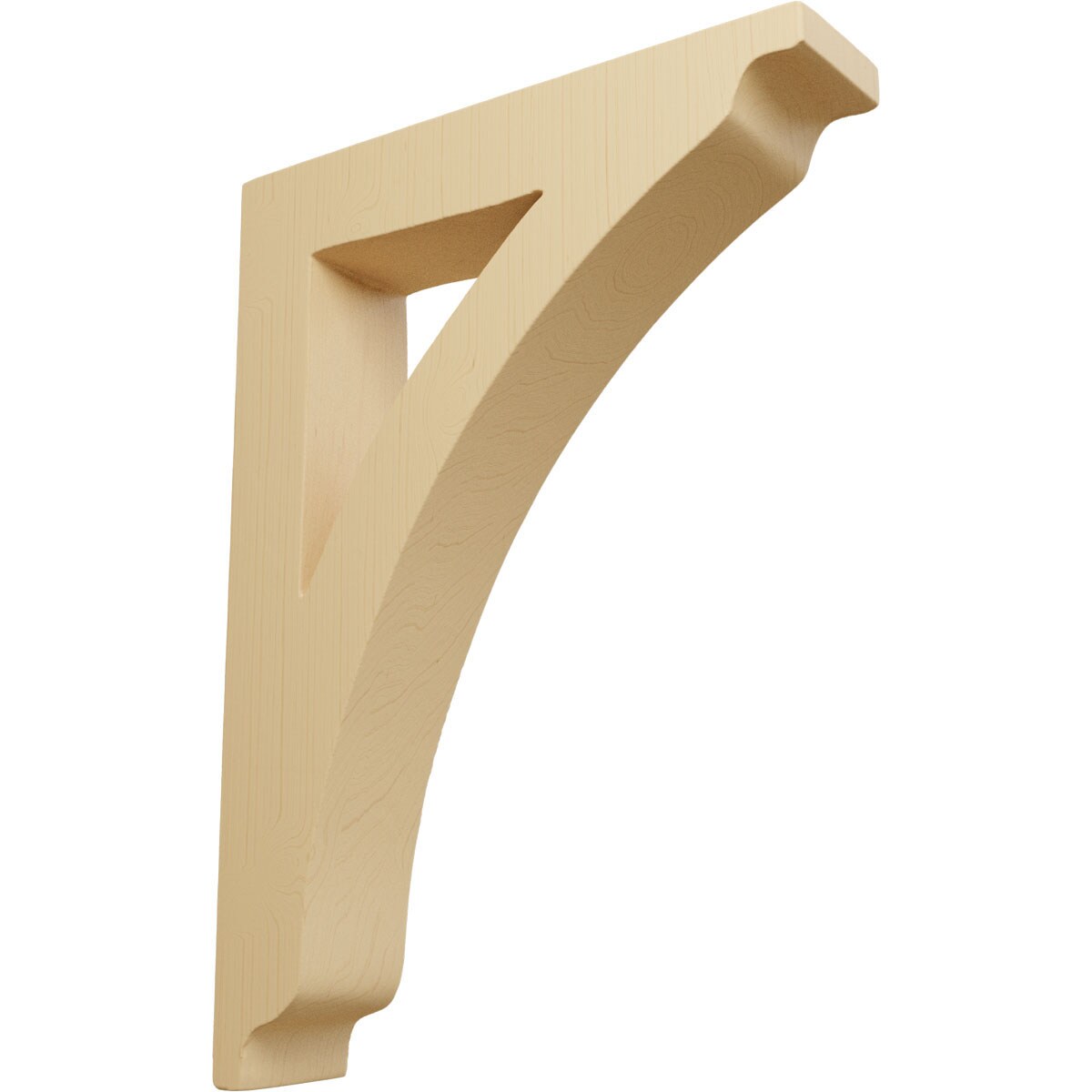 Medium Alder Wood Thorton Bracket, 1.75" x 7.5" x 10.5"