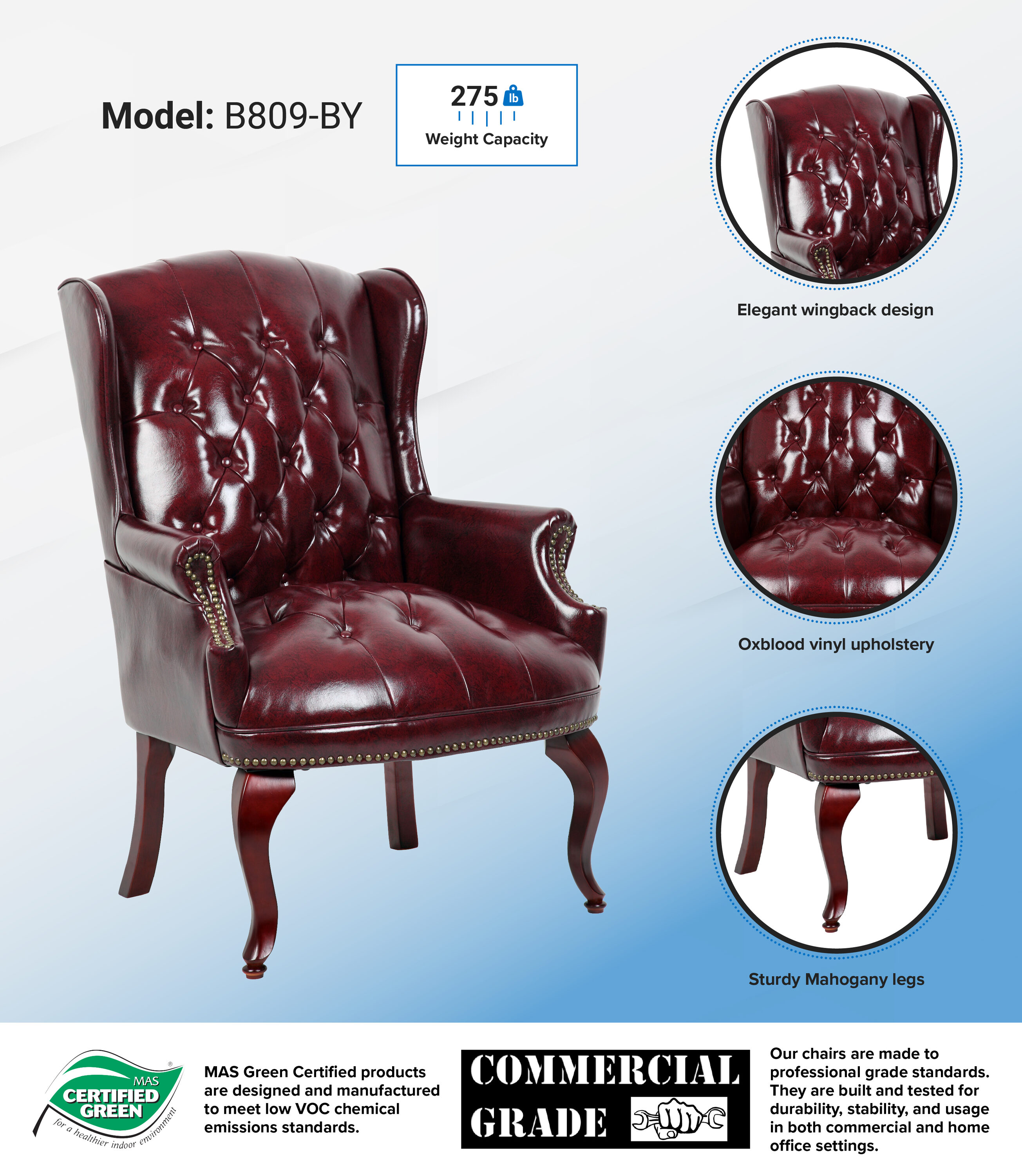 Boss Office Products B809-BY Office-Chairs - View #6