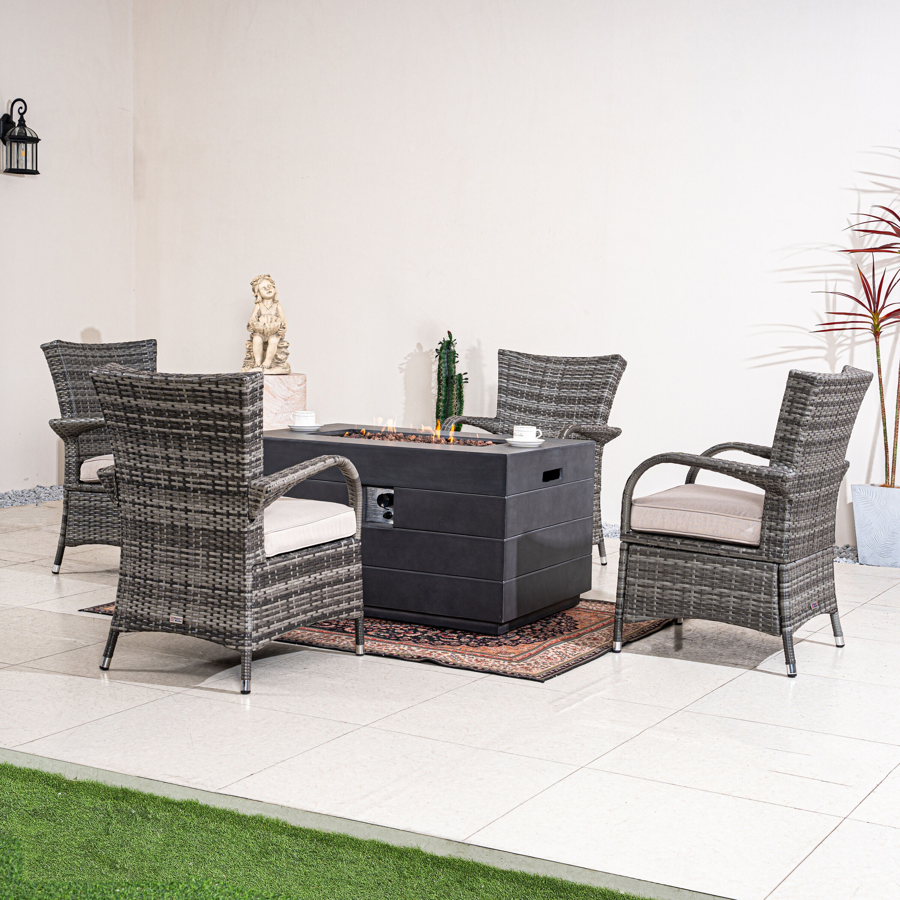 Direct Wicker DWG-2150DG1123G Patio-Conversation-Sets - View #8