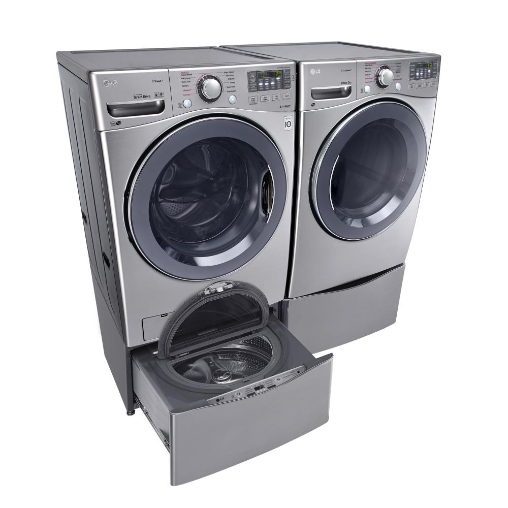 LG 7.4-cu ft Stackable Steam Cycle Electric Dryer (Graphite Steel) at ...