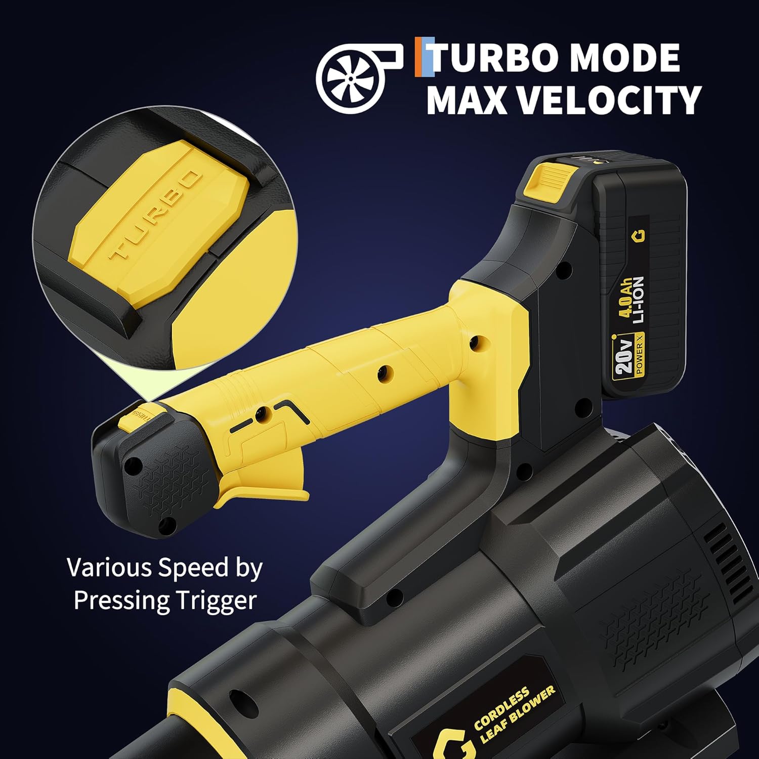 Garvee LS-LEAF33R9YELLOW Cordless-Electric-Blowers - View #5