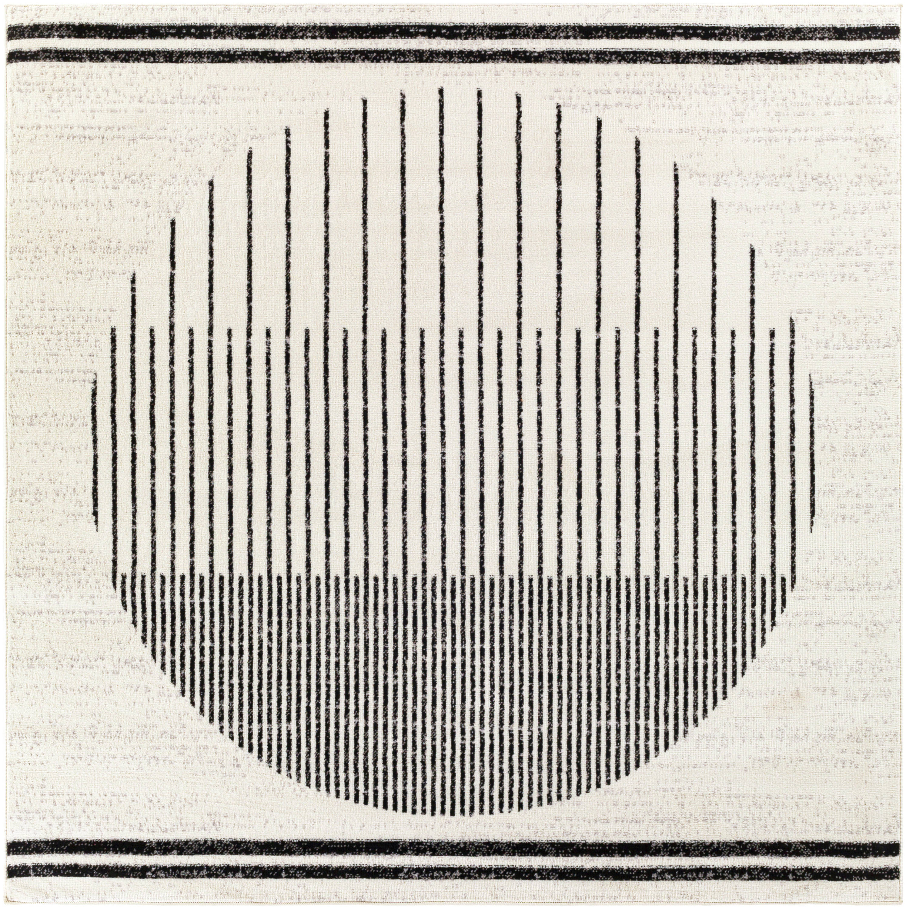 Neerbosch Square Light Gray Polypropylene Area Rug