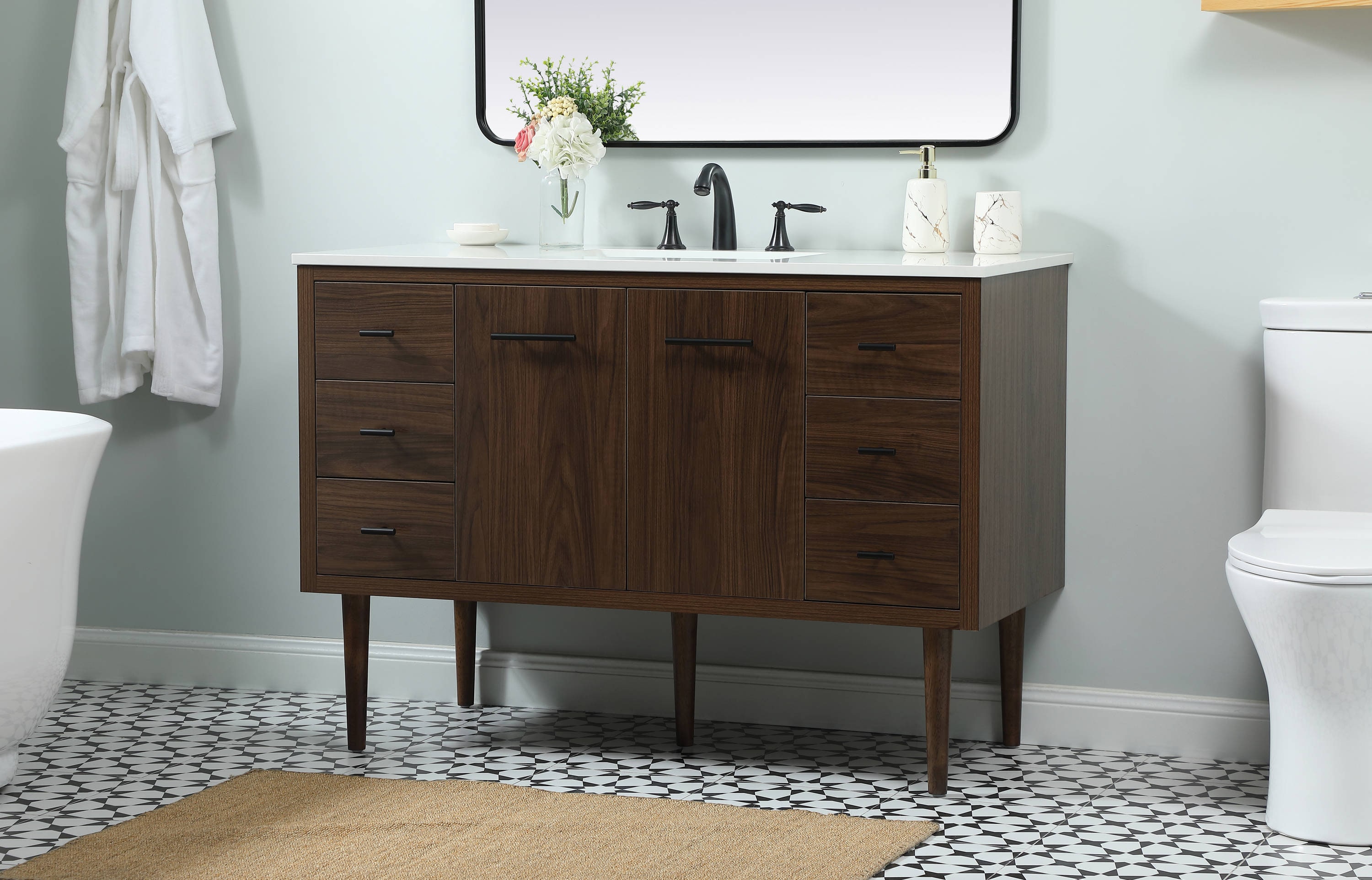 Elegant Decor HF144144MWT Bath-Vanity-Combo - View #3