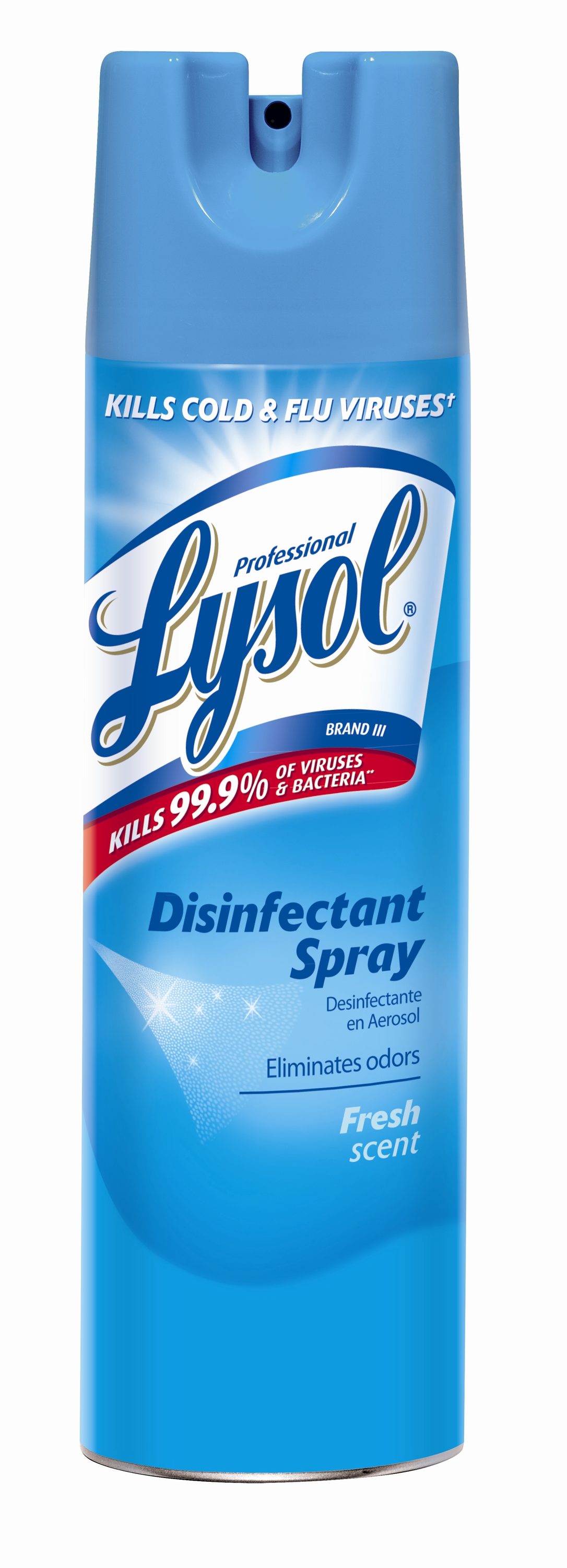 lysol aerosol disinfectant spray in stock