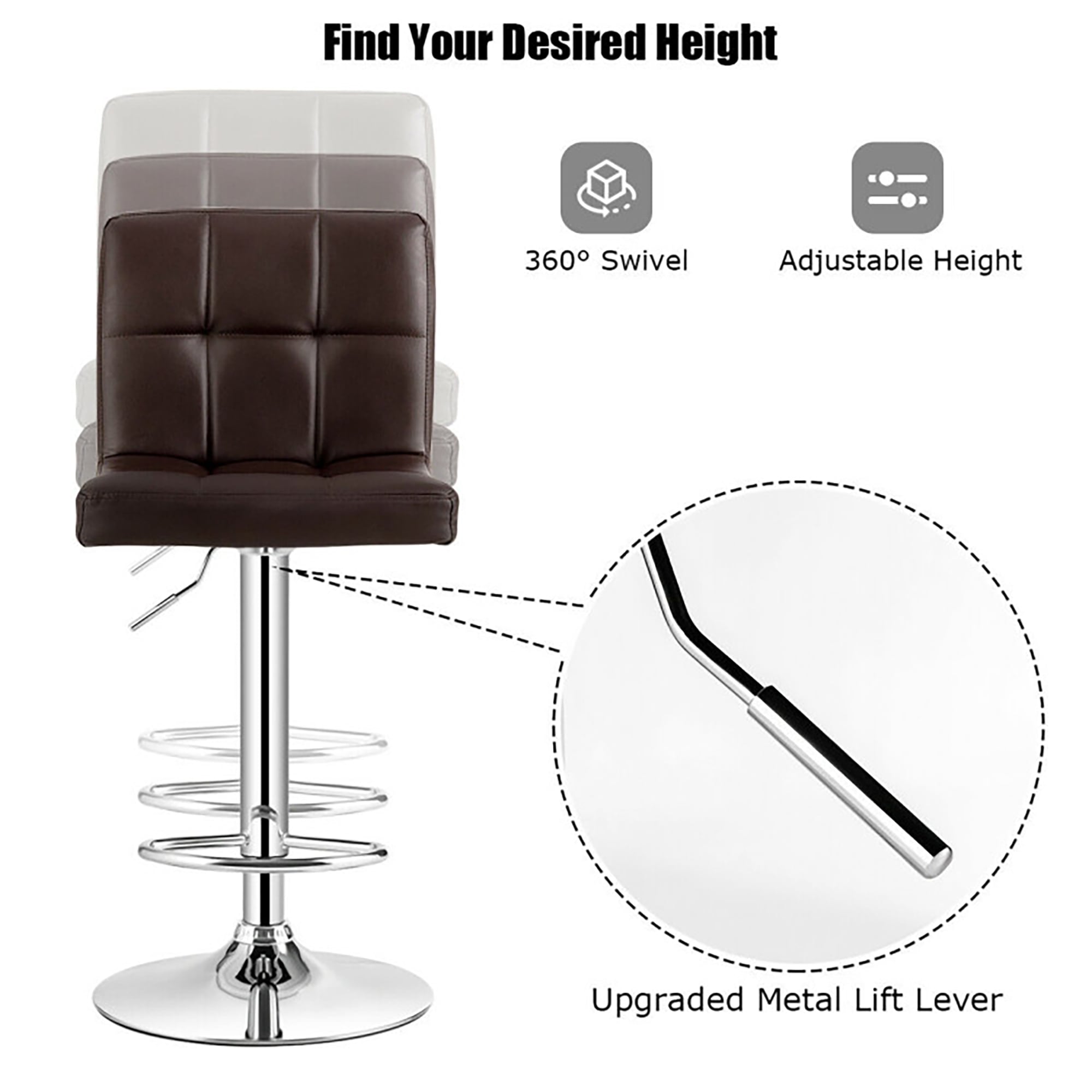 Sumyeg WF-HW66345WH-2-LA stools - View #7