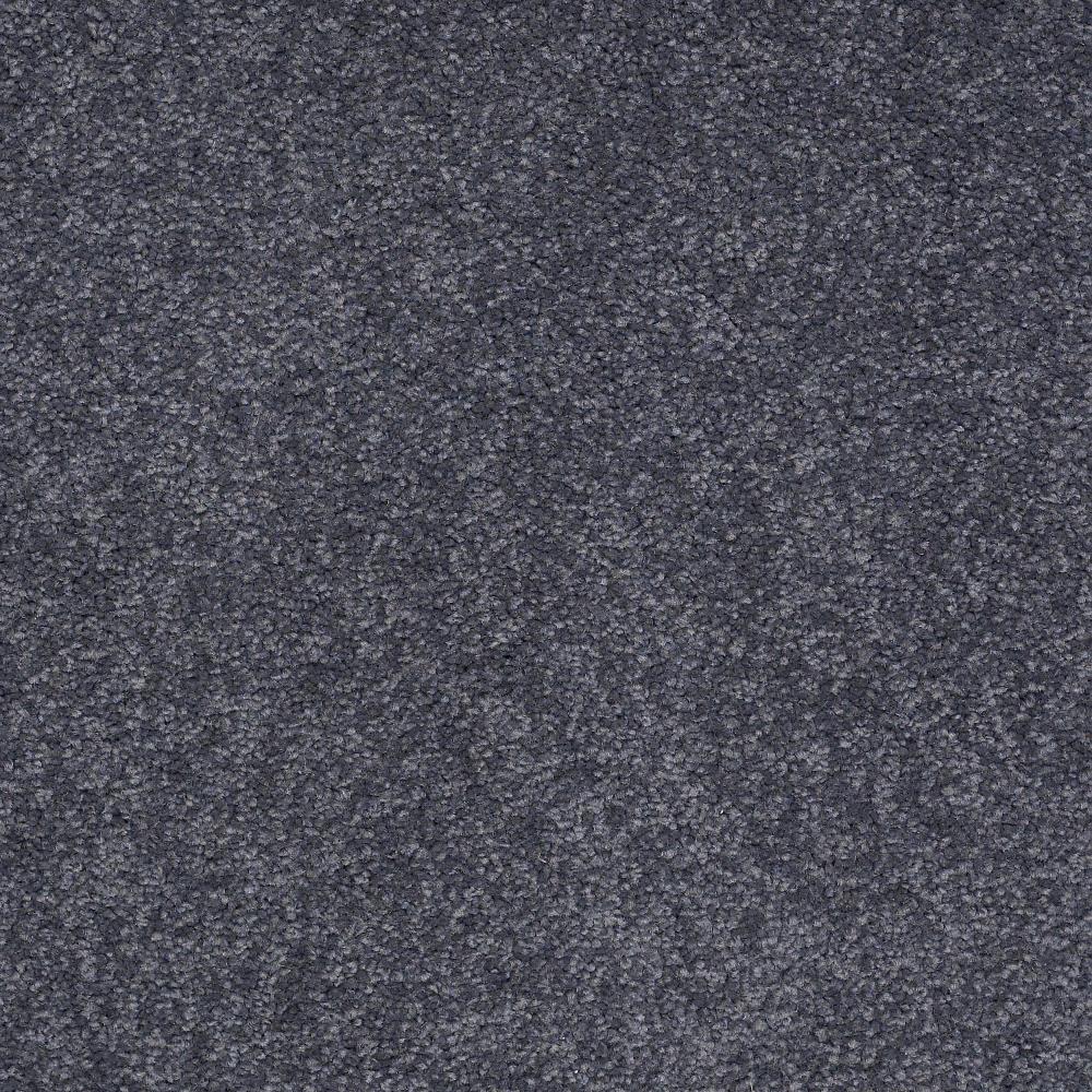Shaw 7L574-441-SAMP (Sample) Wide Width Perkinson II 12 Ft Jet Stream Textured Carpet