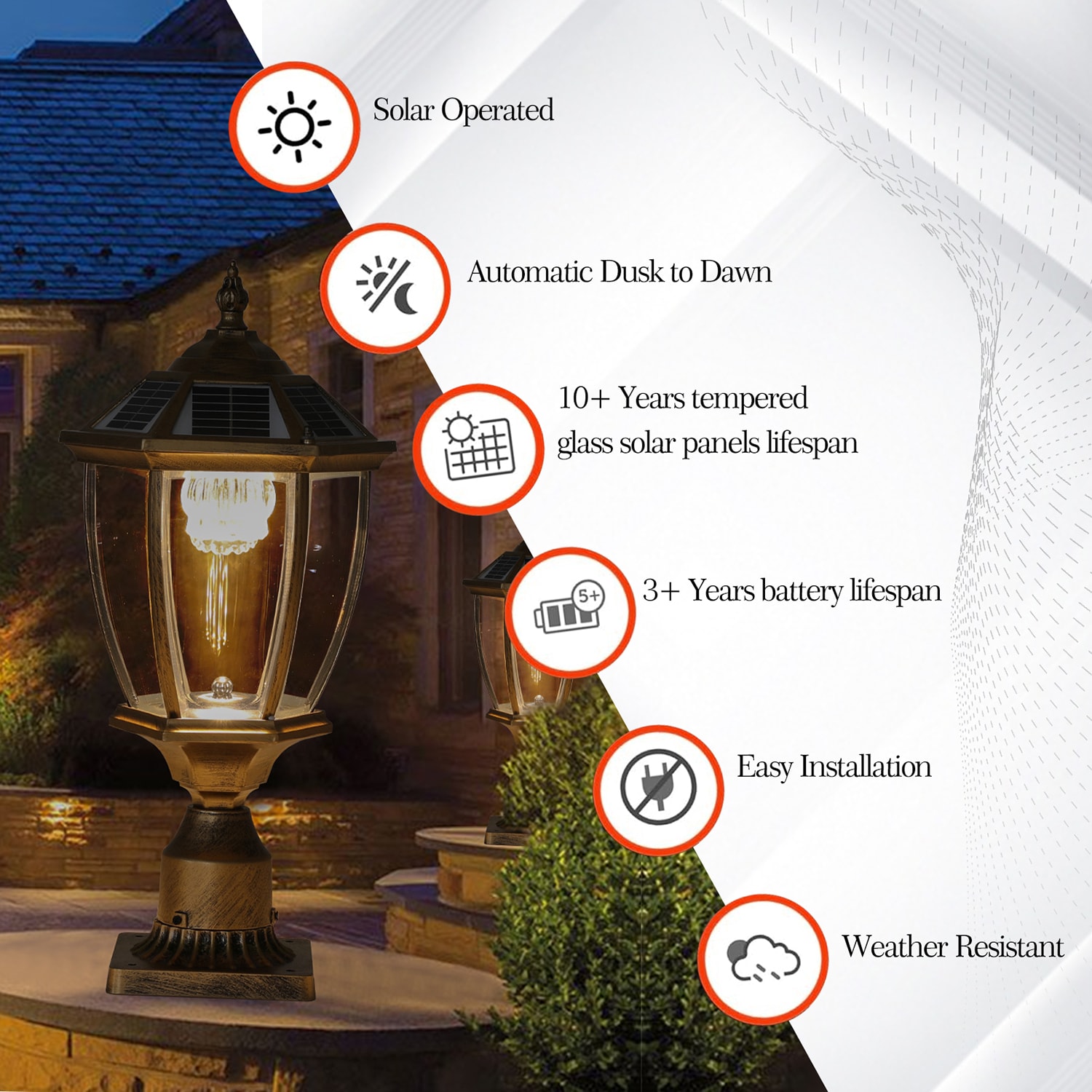 SINOFURN SYB580014BN Outdoor-Wall-Lighting - View #3