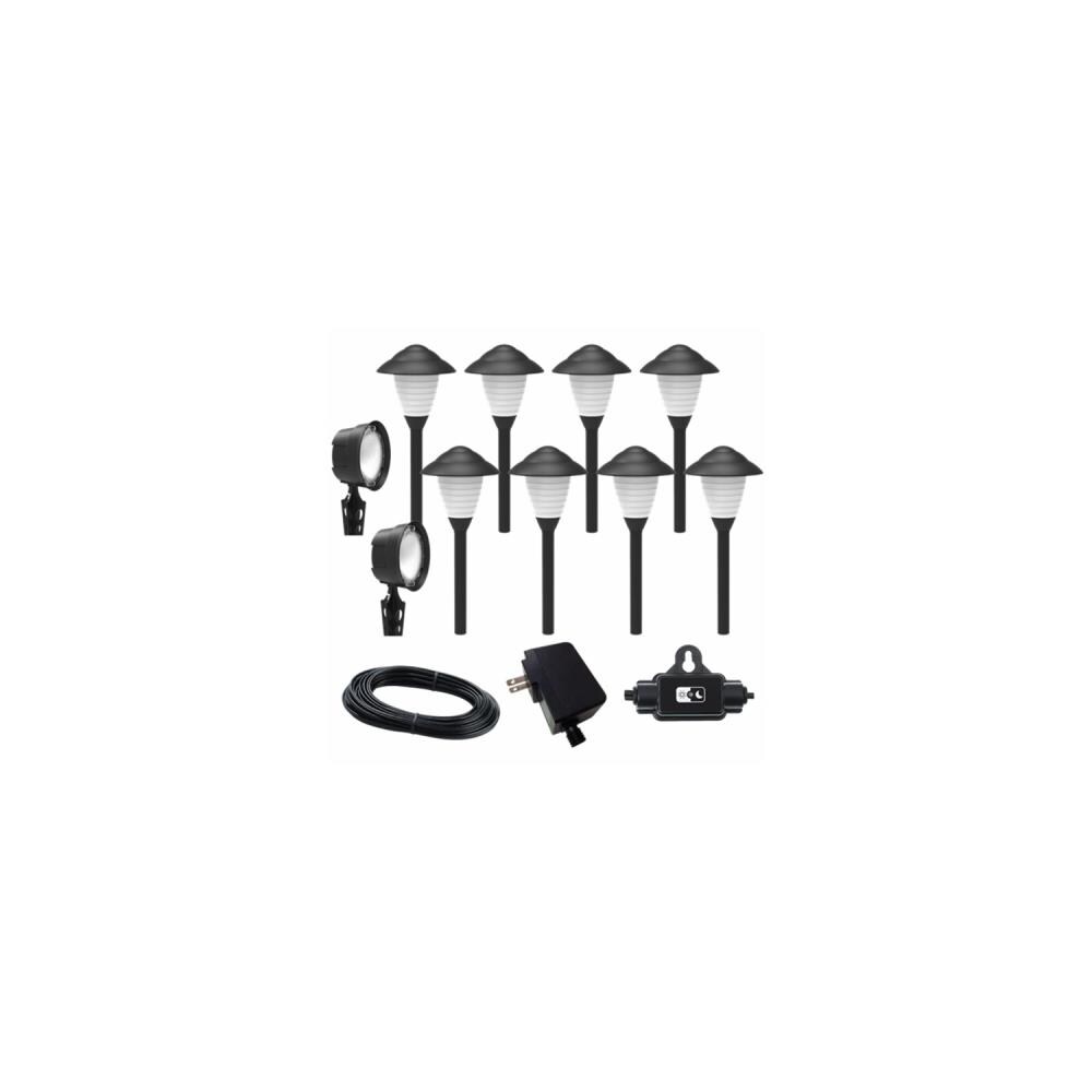 Sterno Home TRVAL118376  241408 1.3W Four Seasons Courtyard Path and Spot Light, Warm White- 10 Piece
