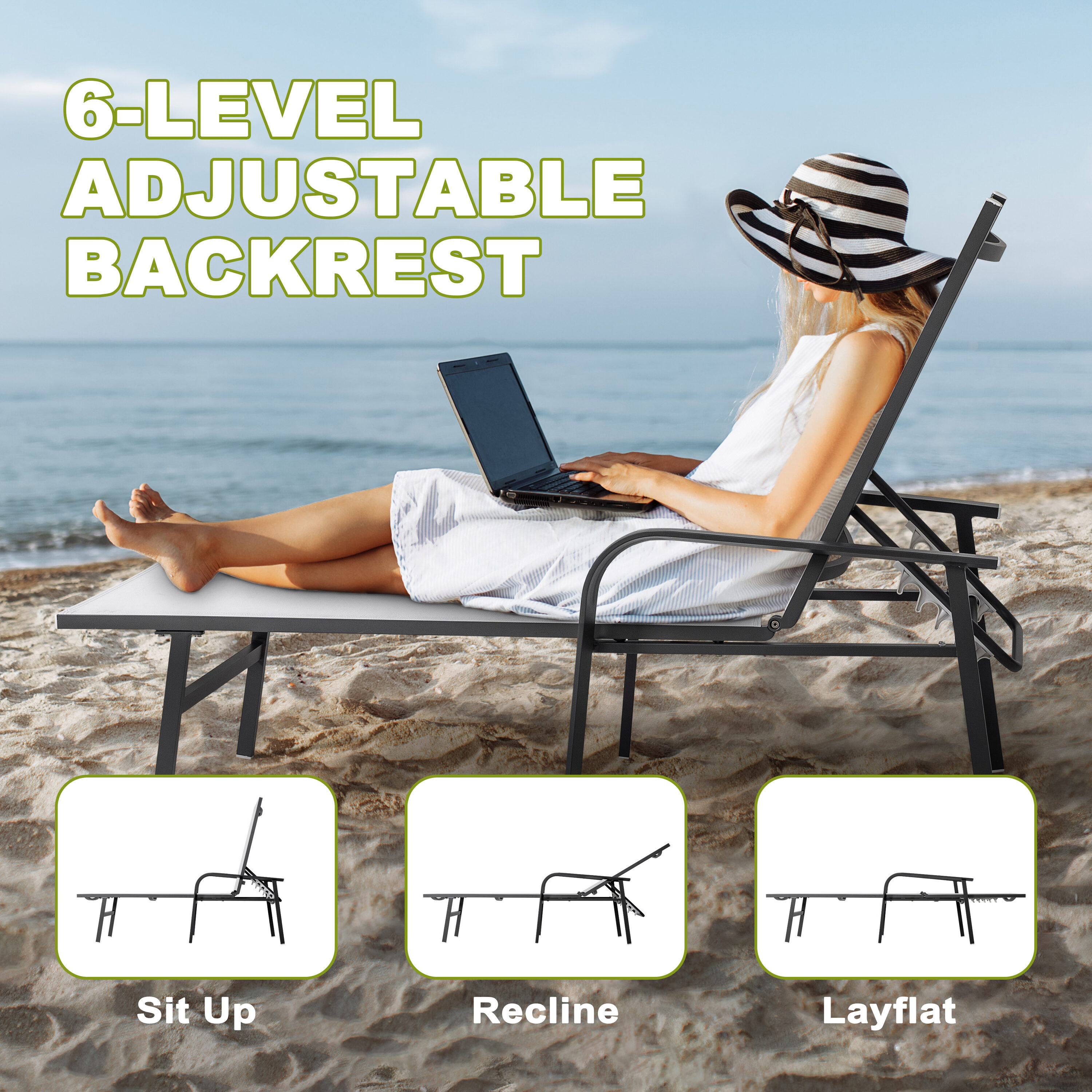 Nuu Garden LS103-W Patio-Chairs - View #5