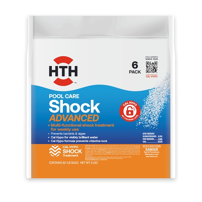 HTH Swimming Pool Advanced Shock 6-Pack 16-oz - Cal Hypo - Granular ...