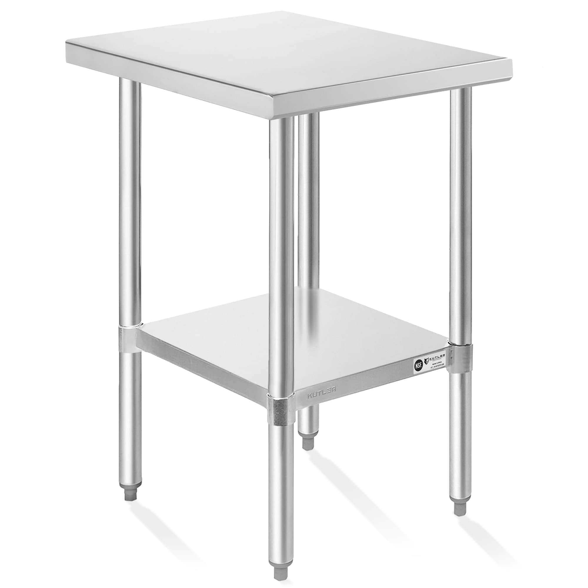 KUTLER PREP-KT-10. 30 x 18 NSF Commercial Stainless Steel Table for Kitchen Prep and Work