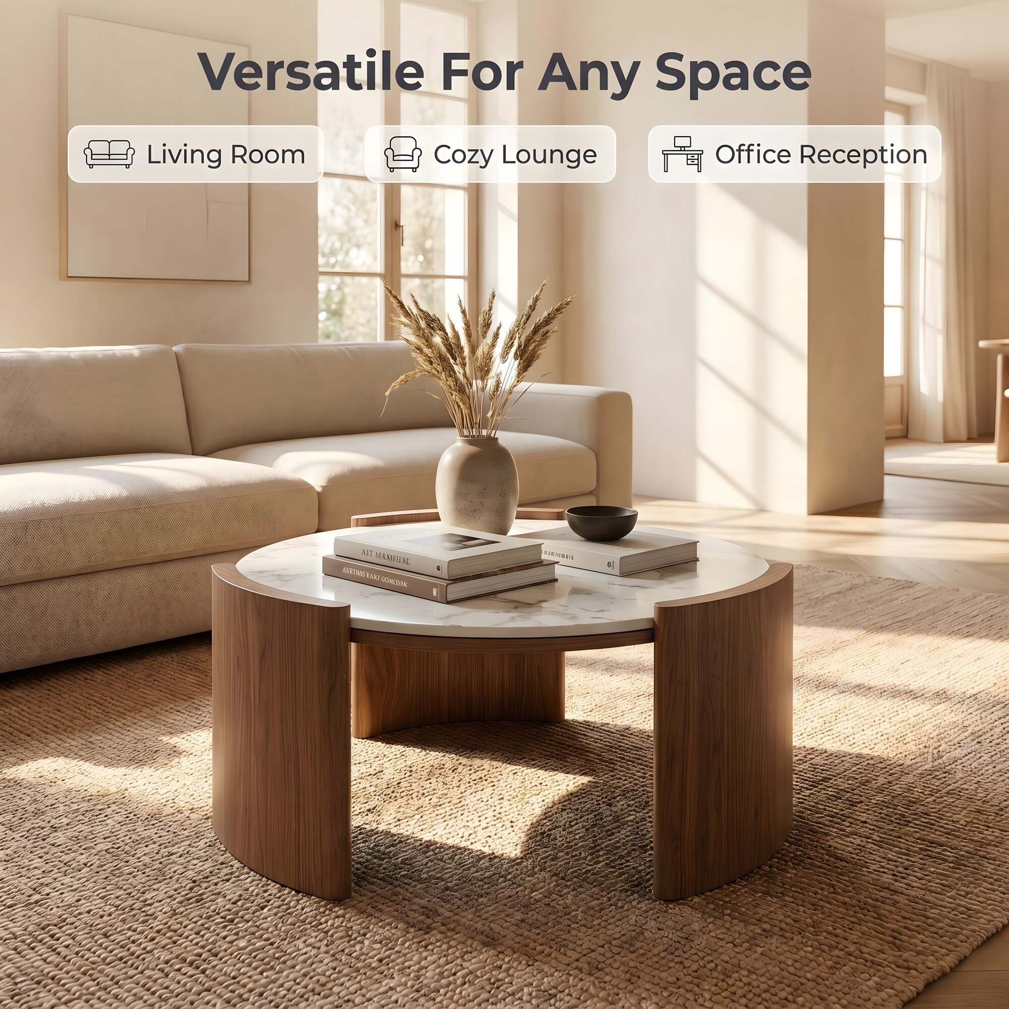 Vorene J-ZMF9D5O42XYQ Coffee-Tables - View #2