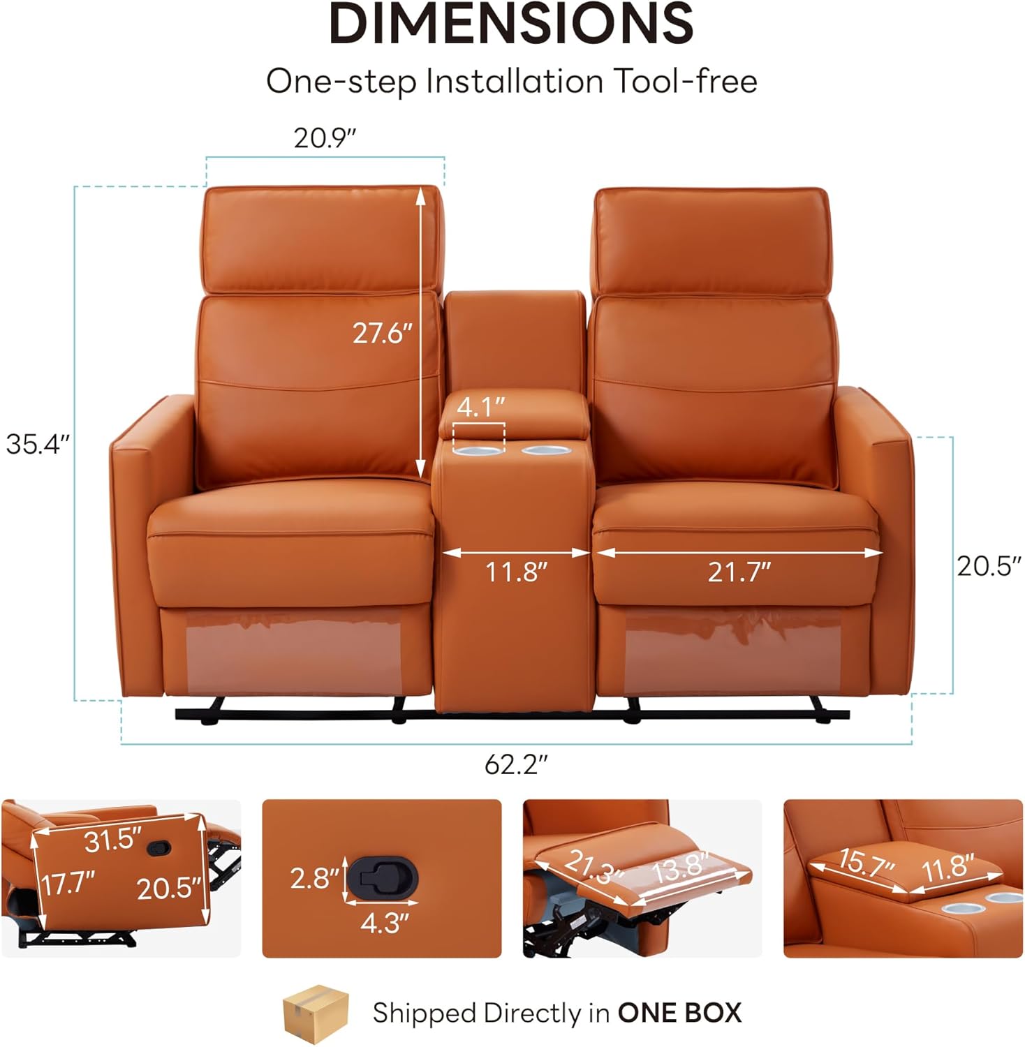Likimio PK89VXYS62ECR4BZ recliners - View #2
