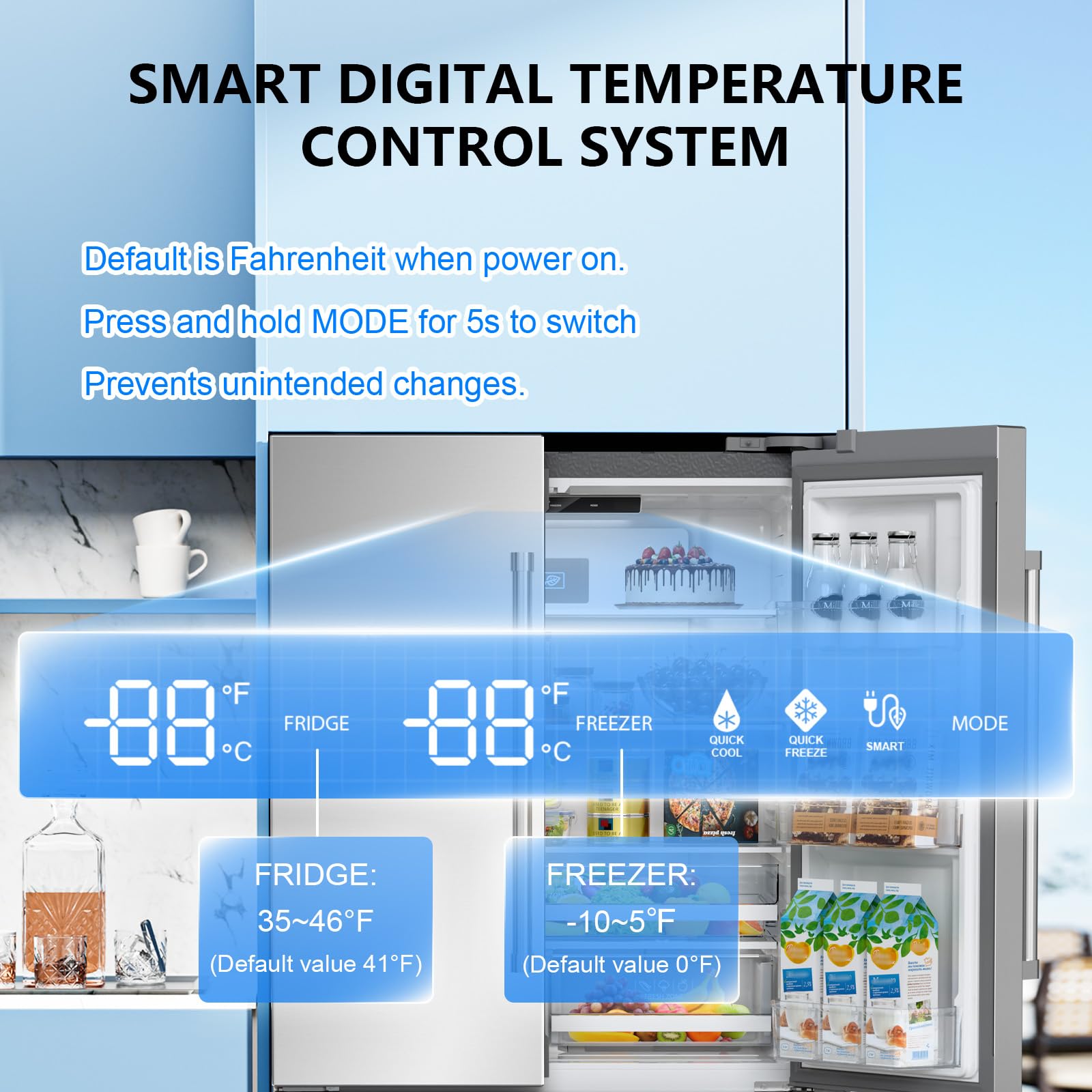 COWSAR LSRW-43660RLR0 French-Door-Refrigerators - View #7