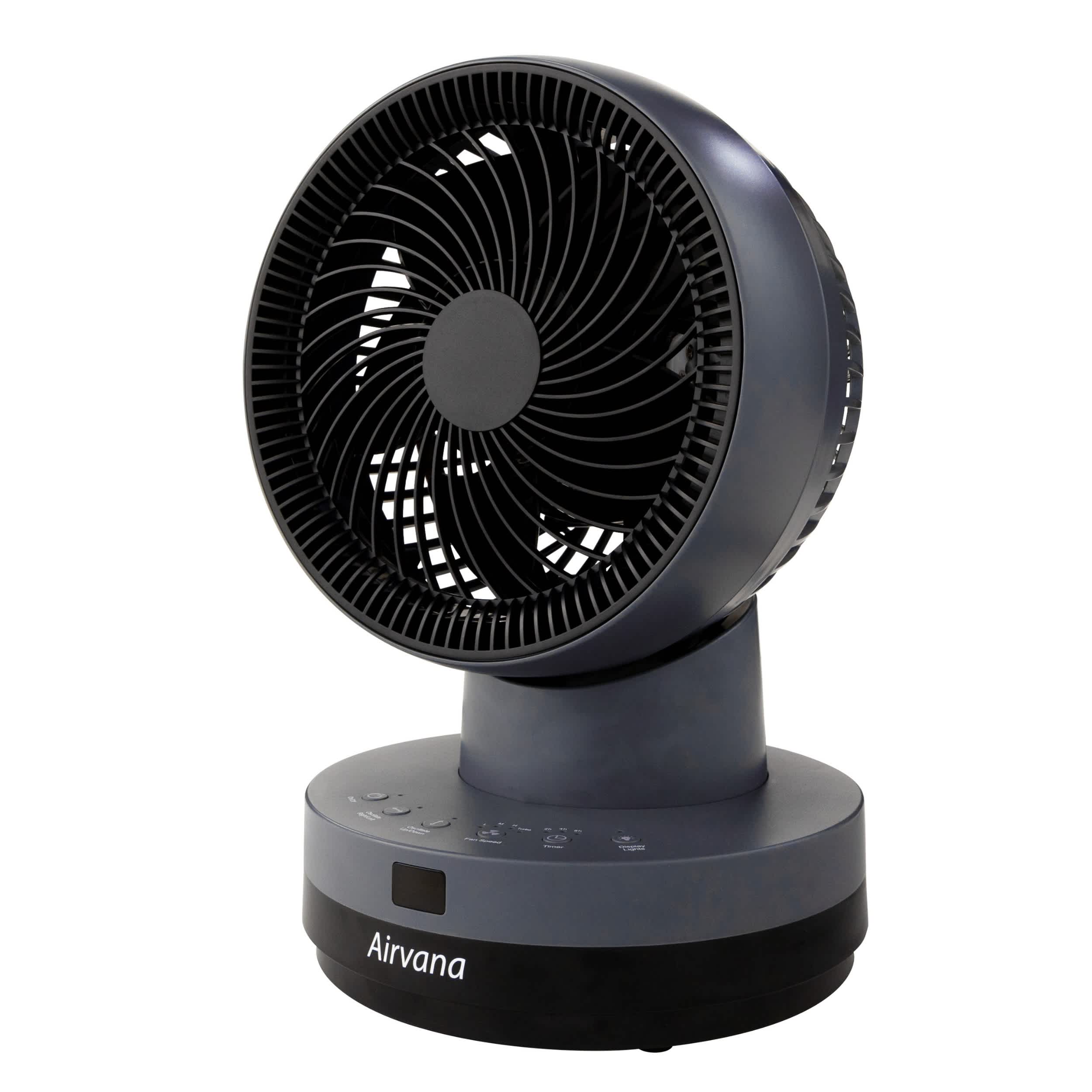 Airvana AV1200FAN-GRA Orbital Oscillating 4 Speed Portable Fan With Remote - Graphite